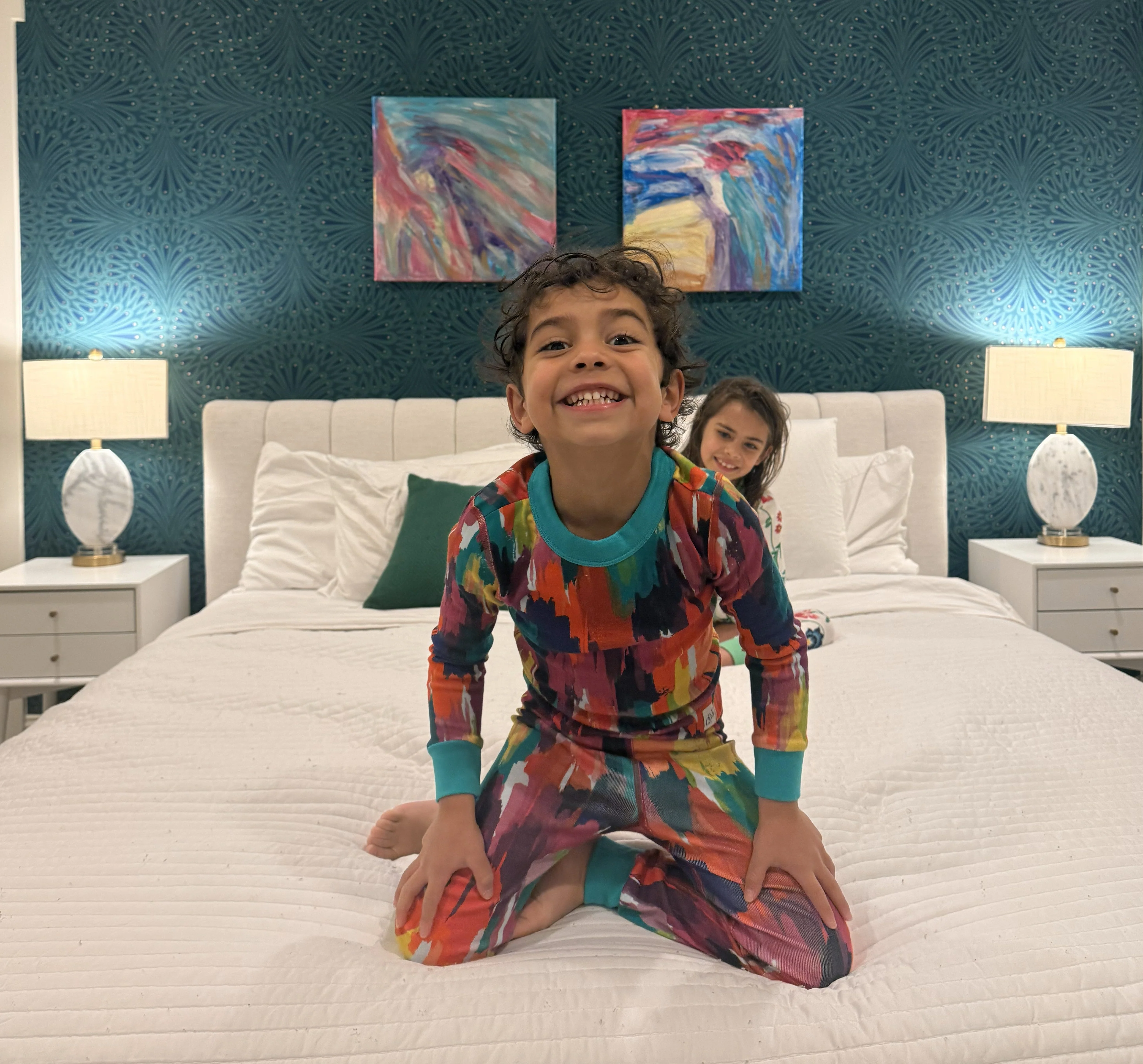 Big Kid Pajama Set – Holi Hues - Image 3
