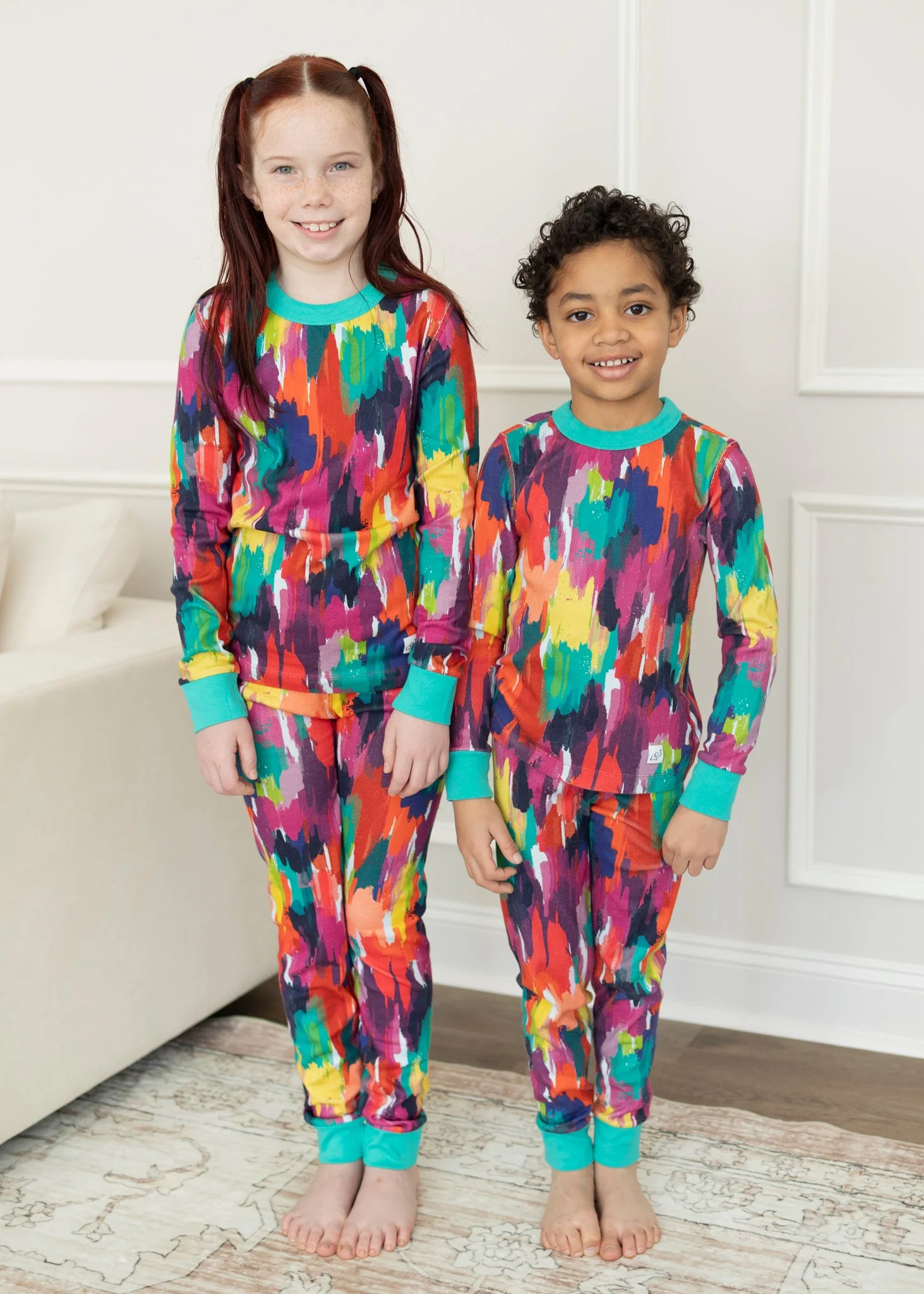 Big Kid Pajama Set – Holi Hues - Image 5
