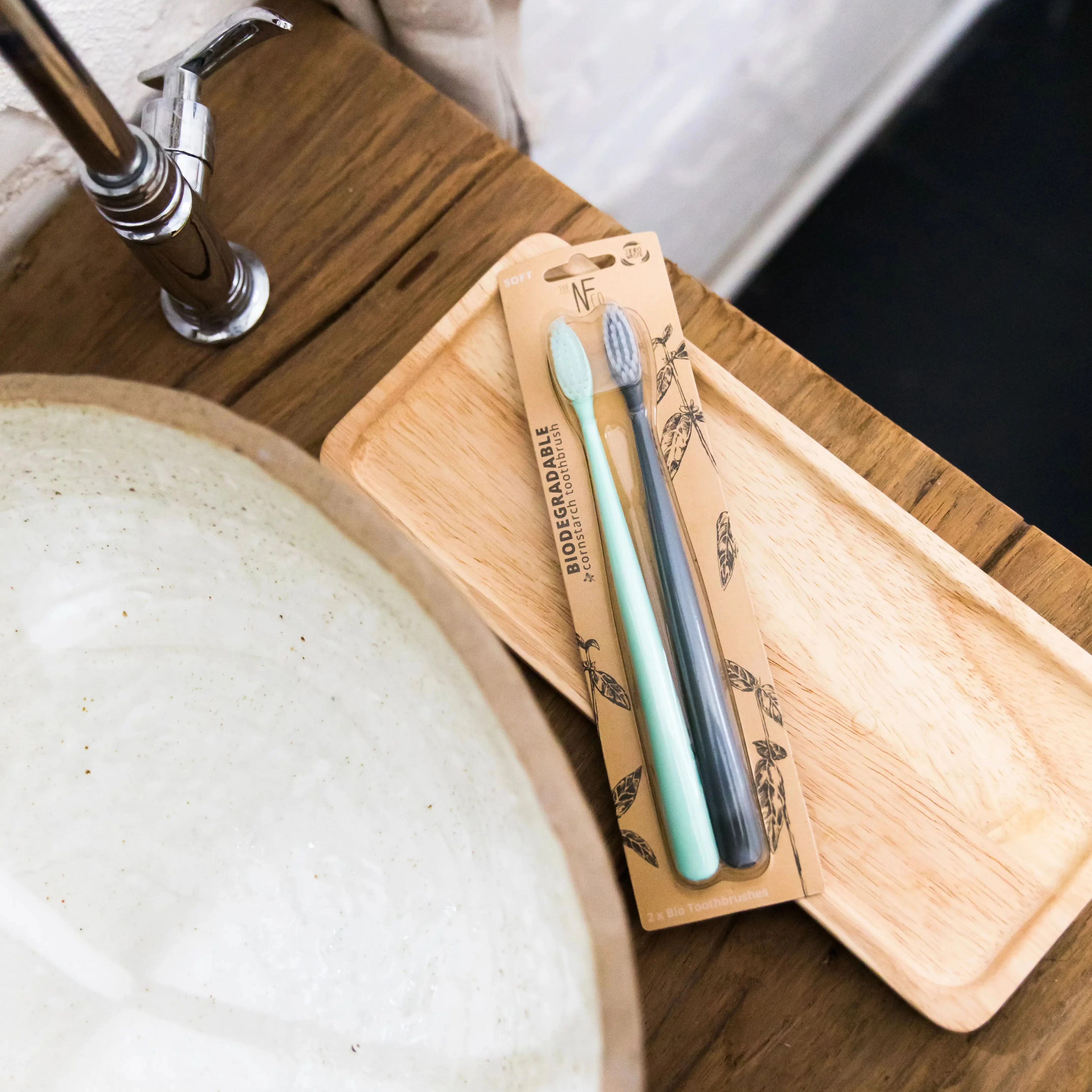 Biodegradable Toothbrush Pack of 2 - Image 3