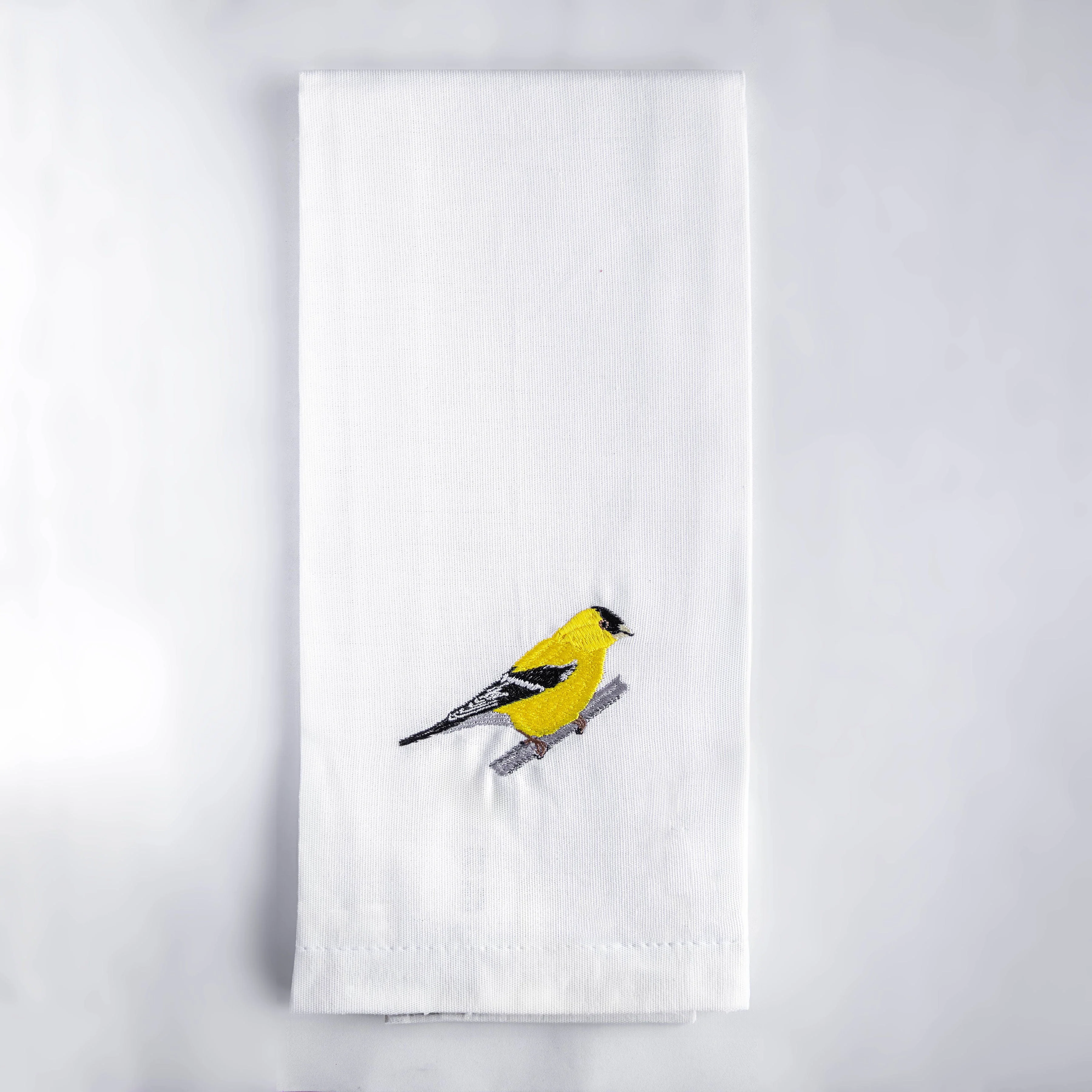 Bird Embroidered Cotton Tea Towels - Handmade Kitchen Gift - Image 4