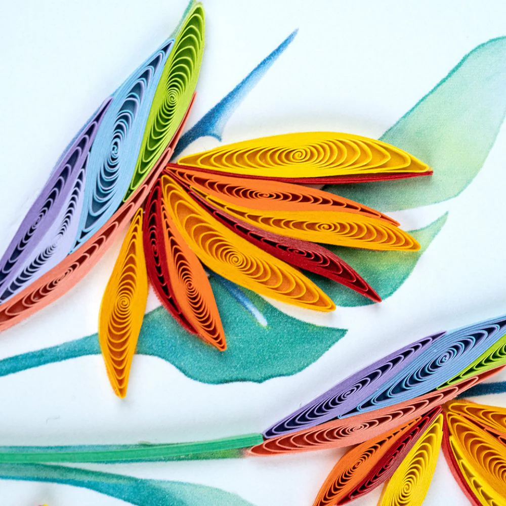 Bird of Paradise Quilled Greeting Card - Image 2