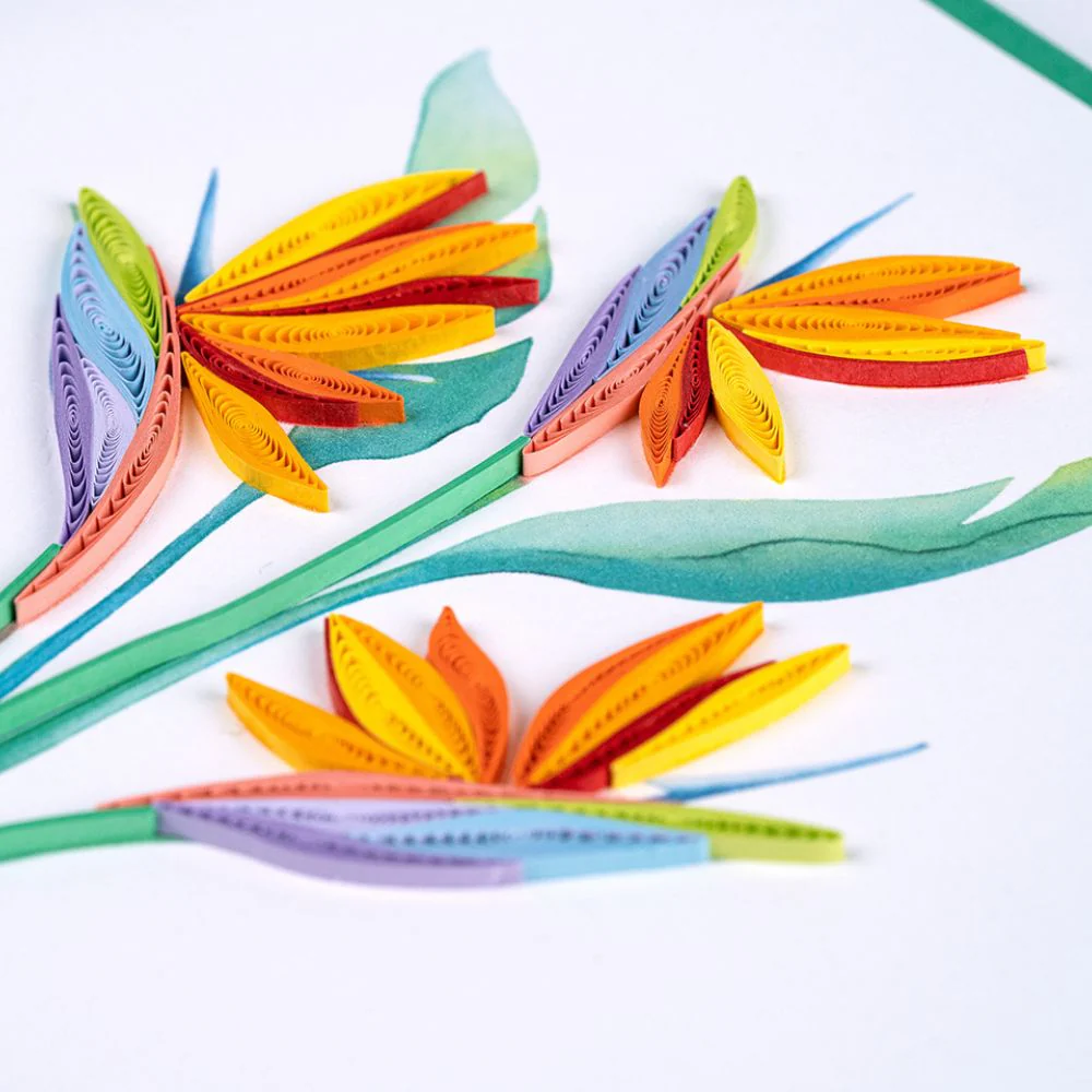 Bird of Paradise Quilled Greeting Card - Image 3