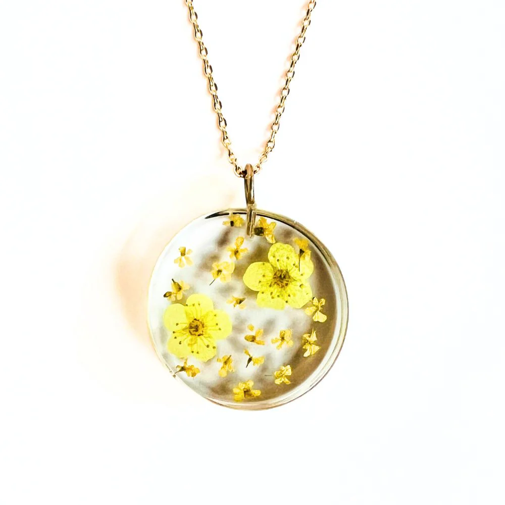 Birth Month Flower Pendant Necklace - Image 10