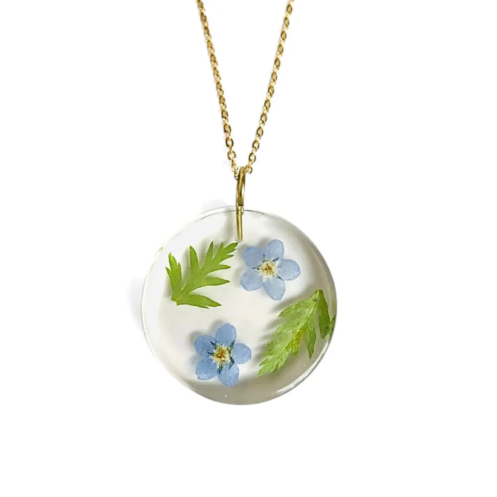Birth Month Flower Pendant Necklace - Image 12