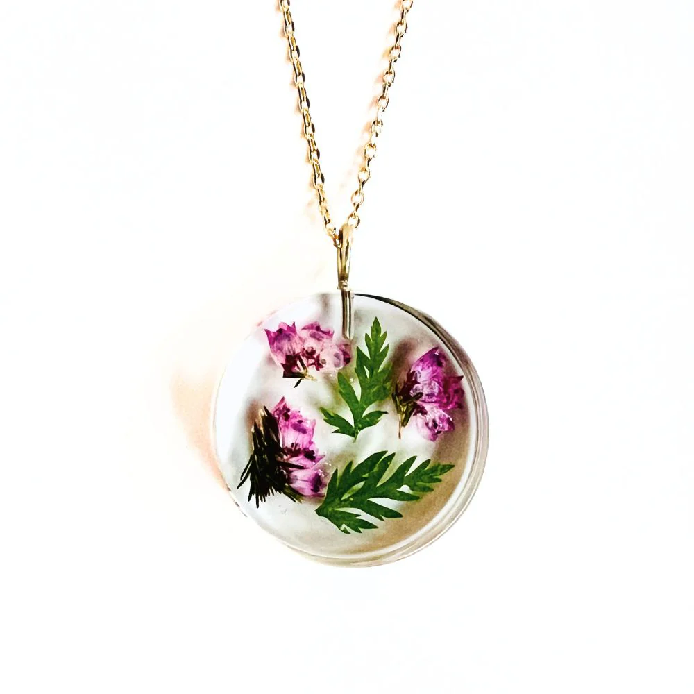 Birth Month Flower Pendant Necklace - Image 13