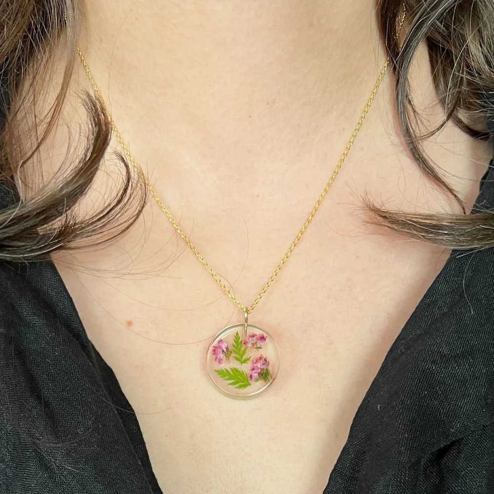 Birth Month Flower Pendant Necklace - Image 14