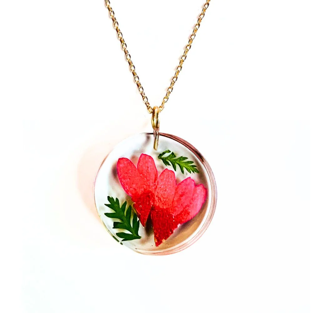 Birth Month Flower Pendant Necklace - Image 15