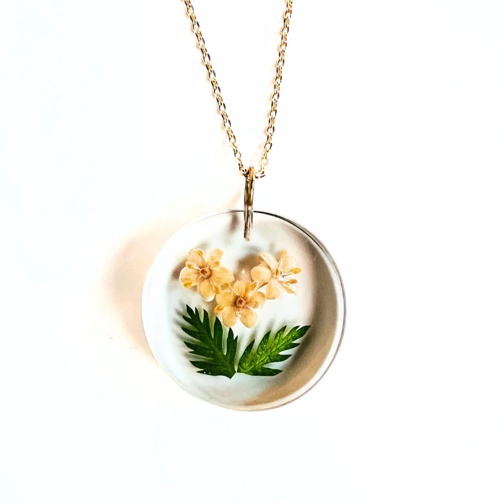 Birth Month Flower Pendant Necklace - Image 5