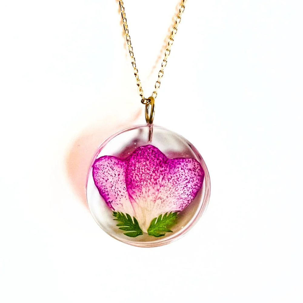 Birth Month Flower Pendant Necklace - Image 8
