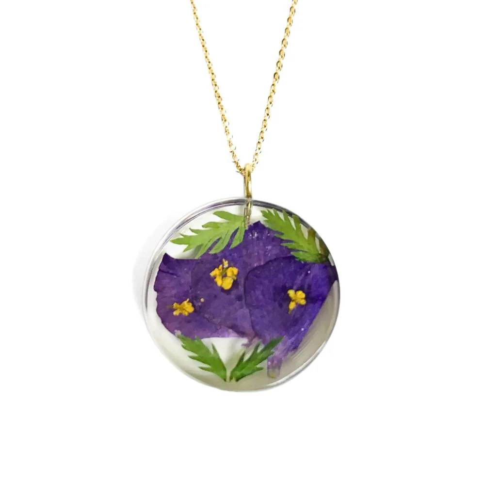 Birth Month Flower Pendant Necklace - Image 9