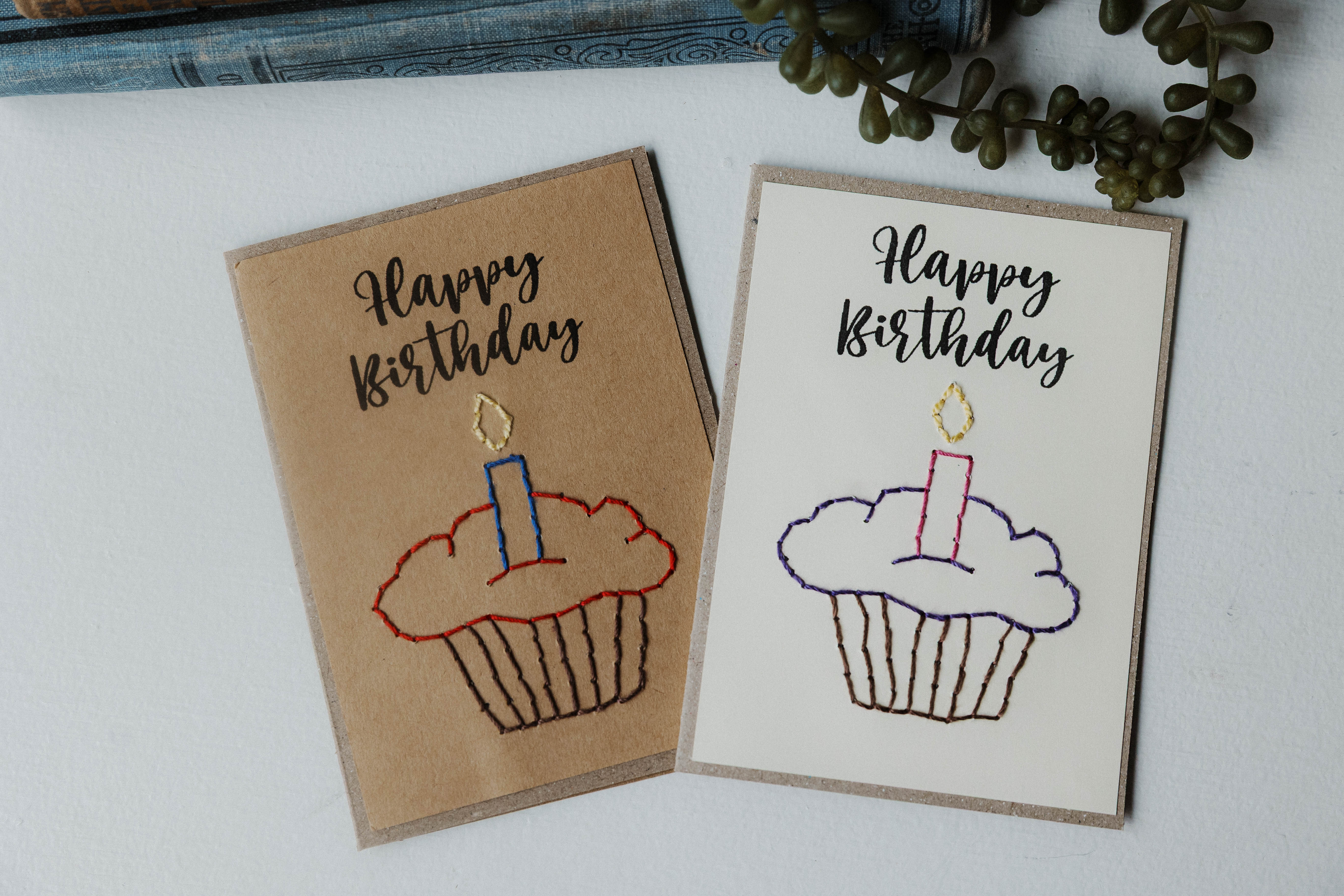 Birthday Cupcake Greeting Cards - Image 4