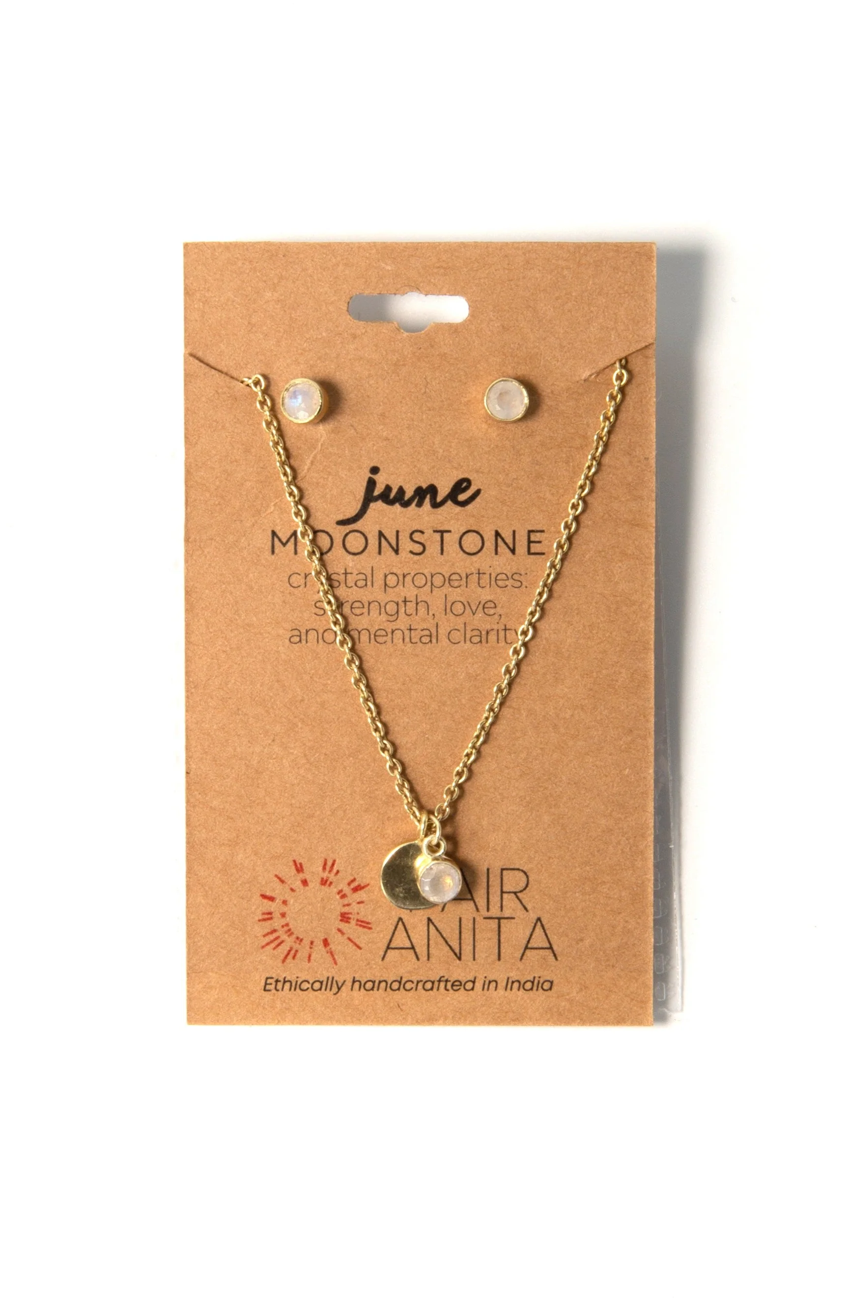 Birthstone Crystal Necklace and Earring Set - Image 10