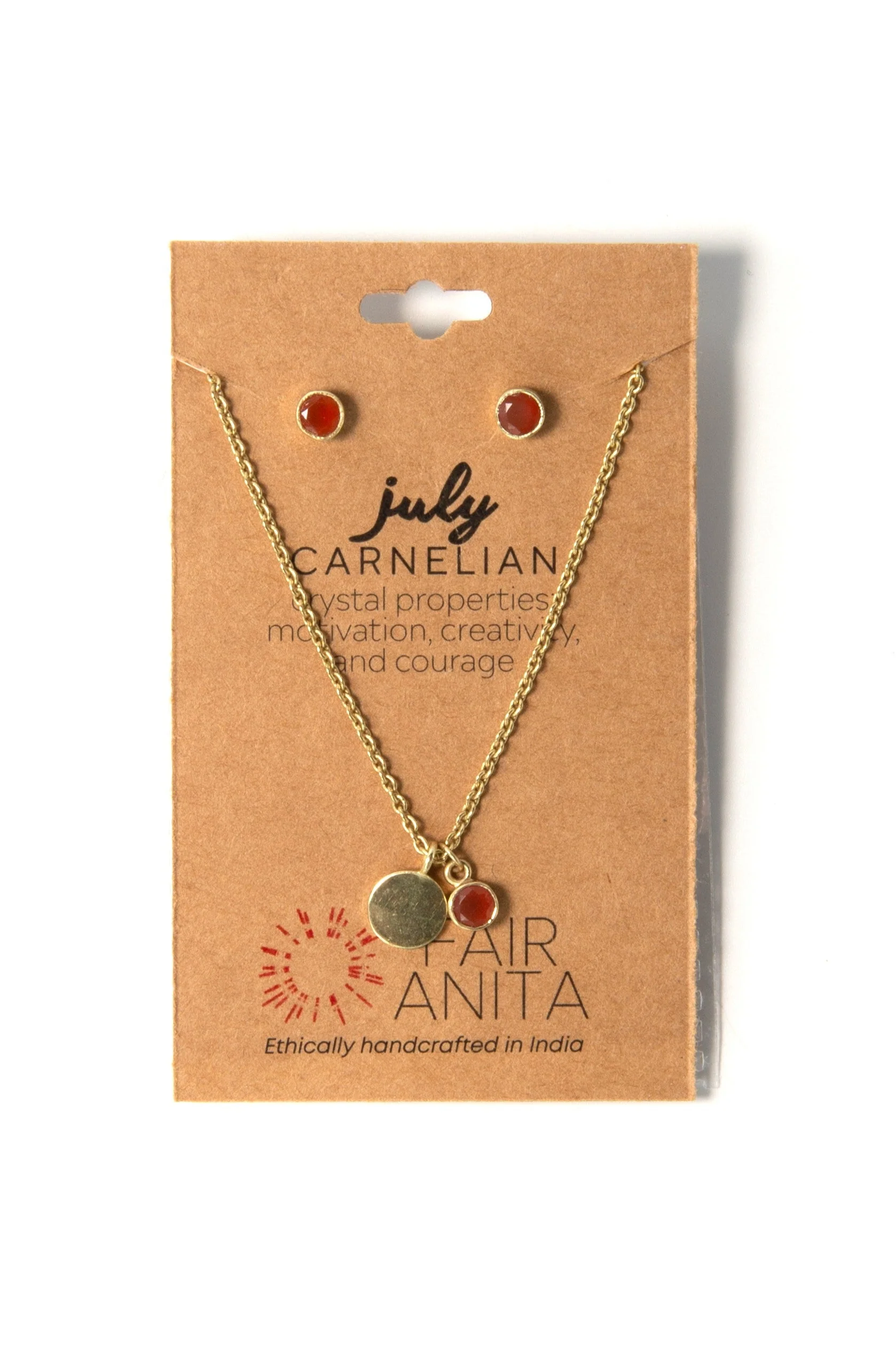 Birthstone Crystal Necklace and Earring Set - Image 12