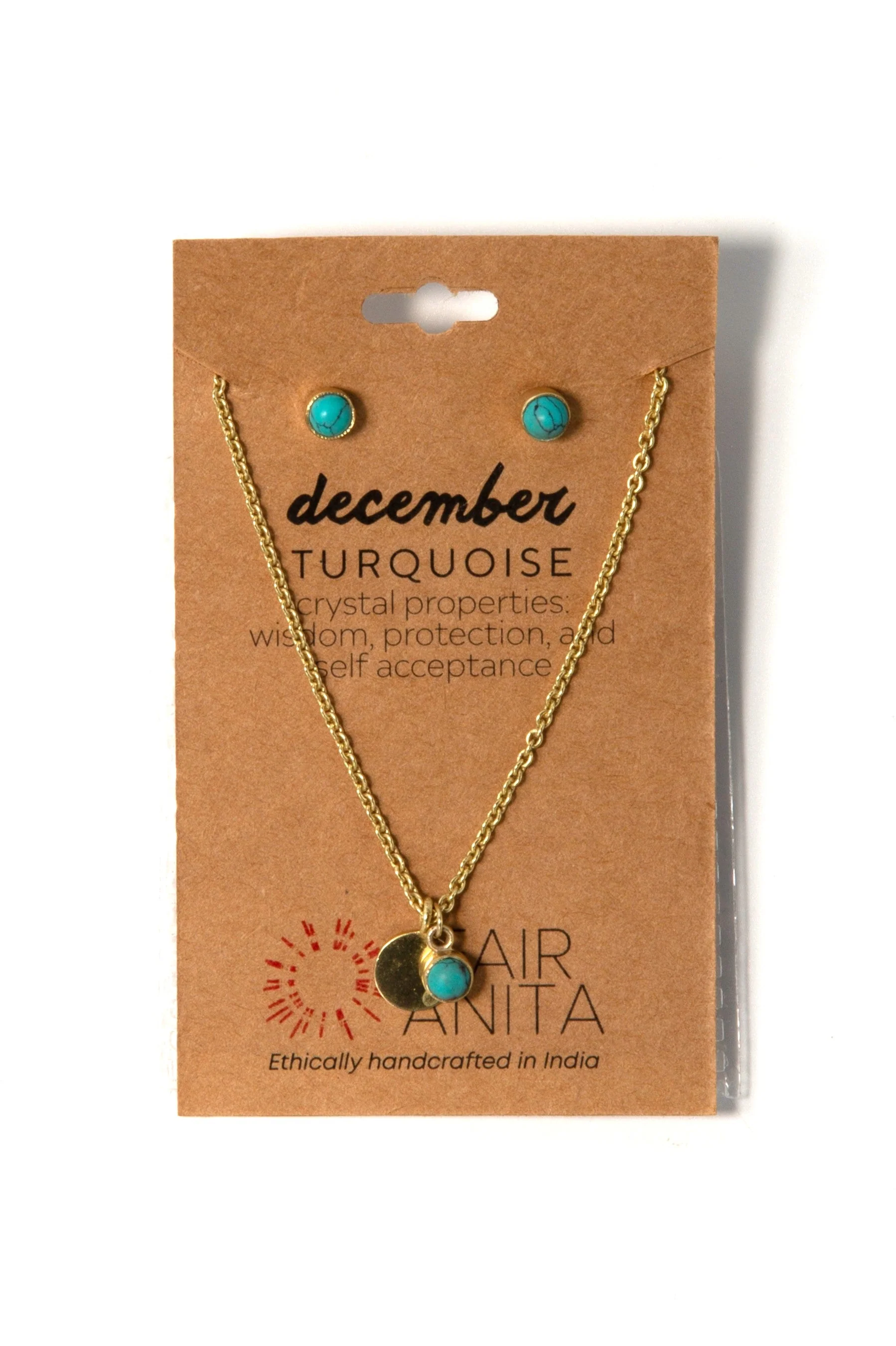Birthstone Crystal Necklace and Earring Set - Image 17