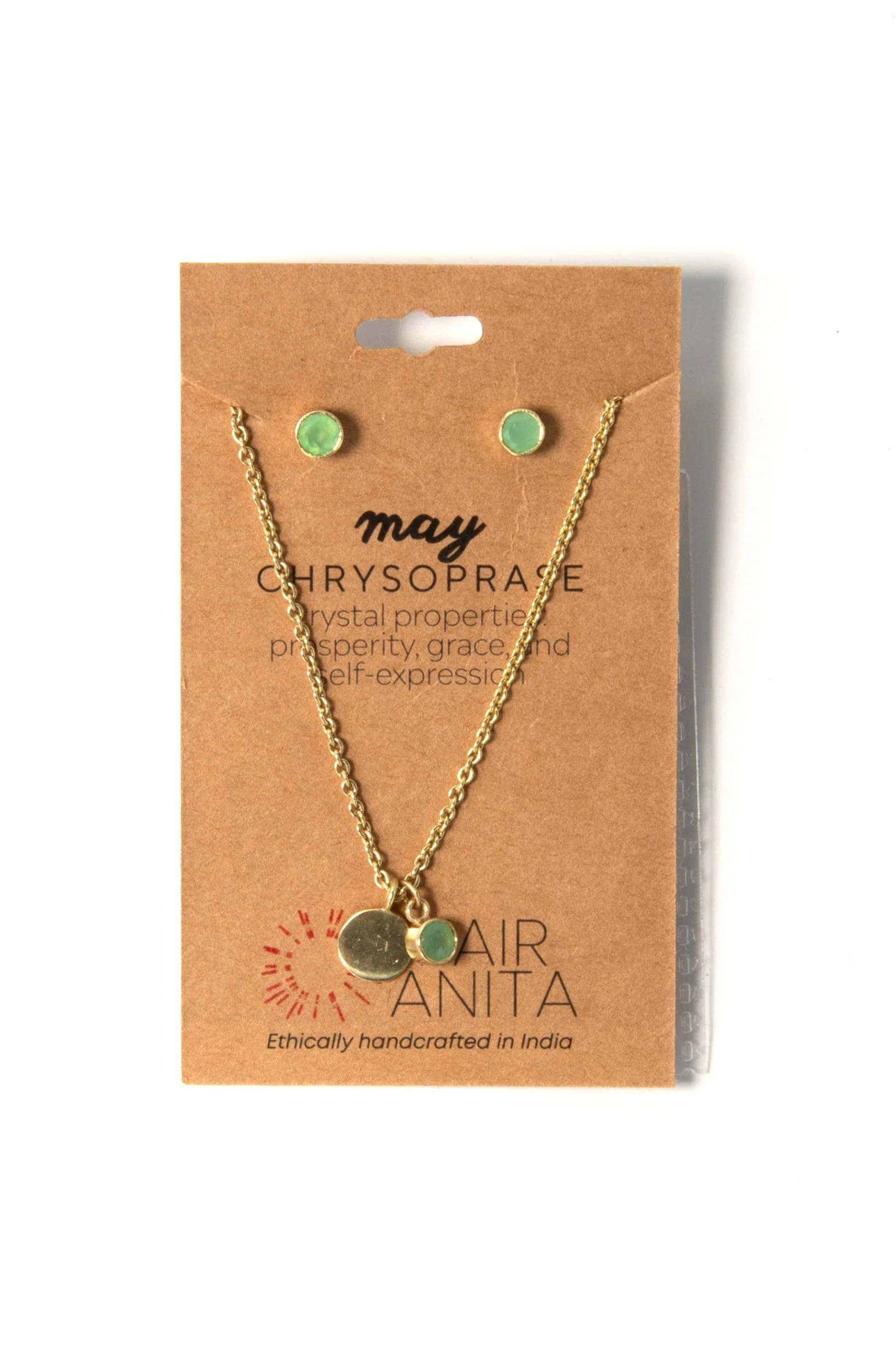 Birthstone Crystal Necklace and Earring Set - Image 9
