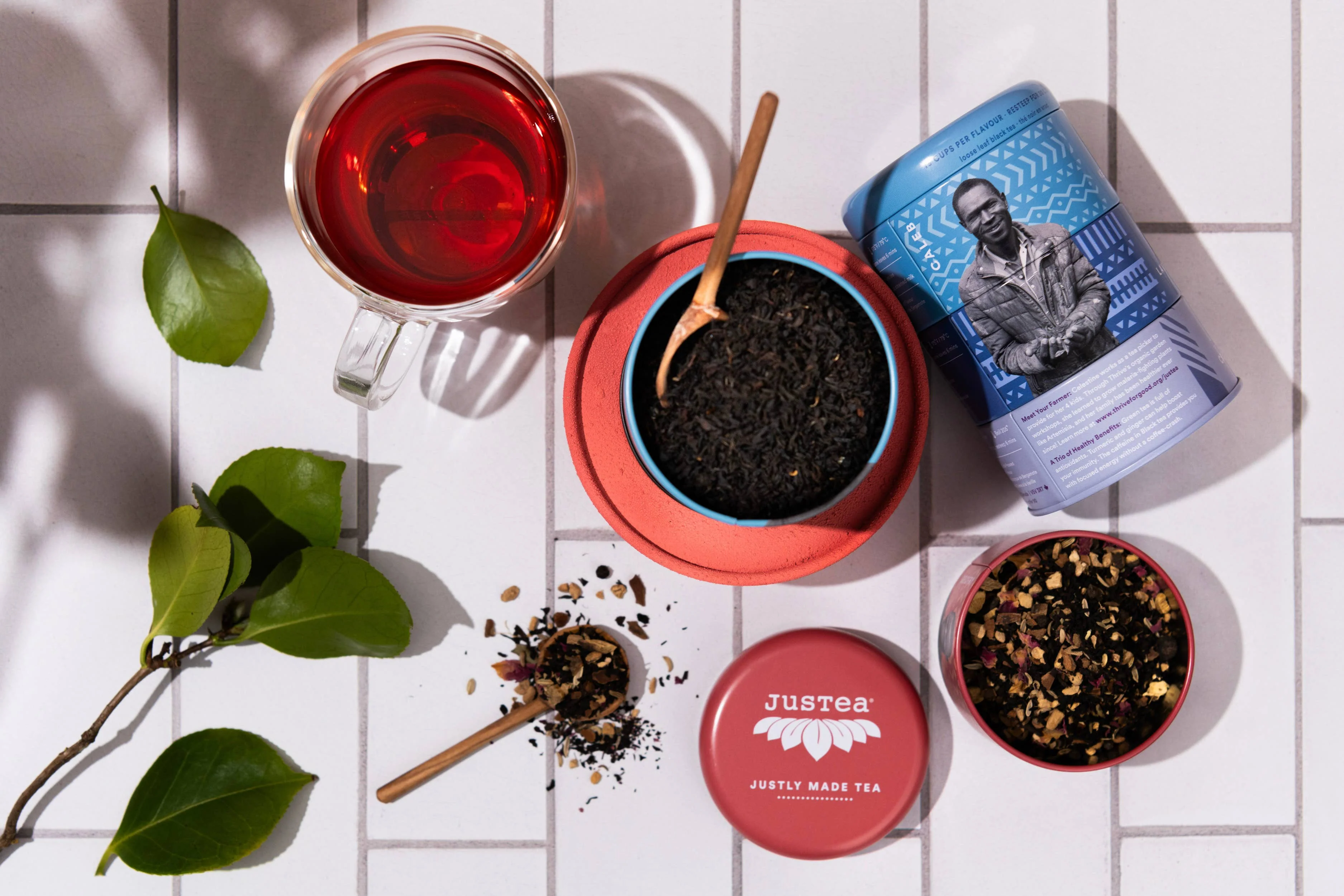 Black Tea Trio Tin & Spoon - Organic, Fair-Trade Tea Gift - Image 7