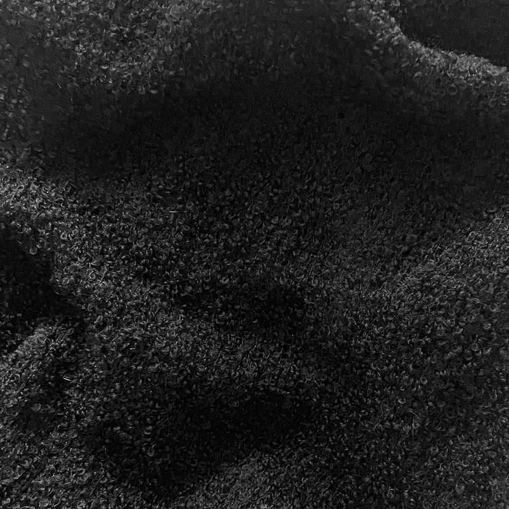 Black Ultra Plush Alpaca Scarf - Image 2