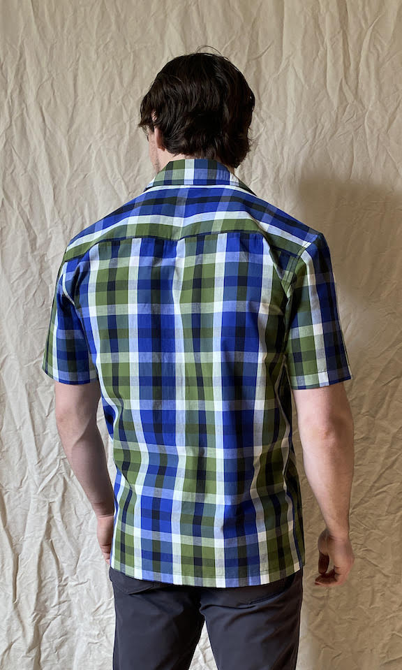Blue Green Checkered Shirt - Image 2