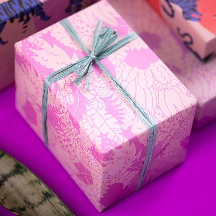 Blue Tigers • Double-Sided Everyday Eco Wrapping Paper - Image 5