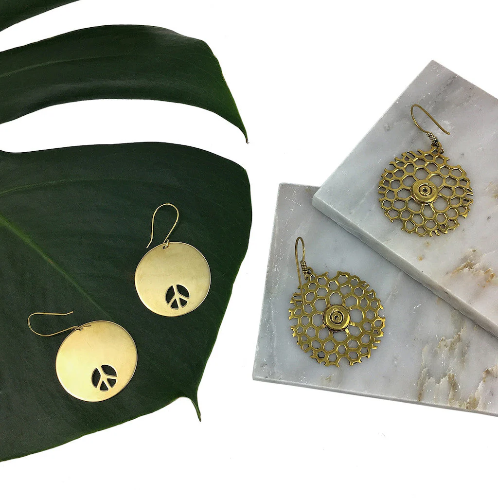 Bombshell Peace Earrings - Image 3