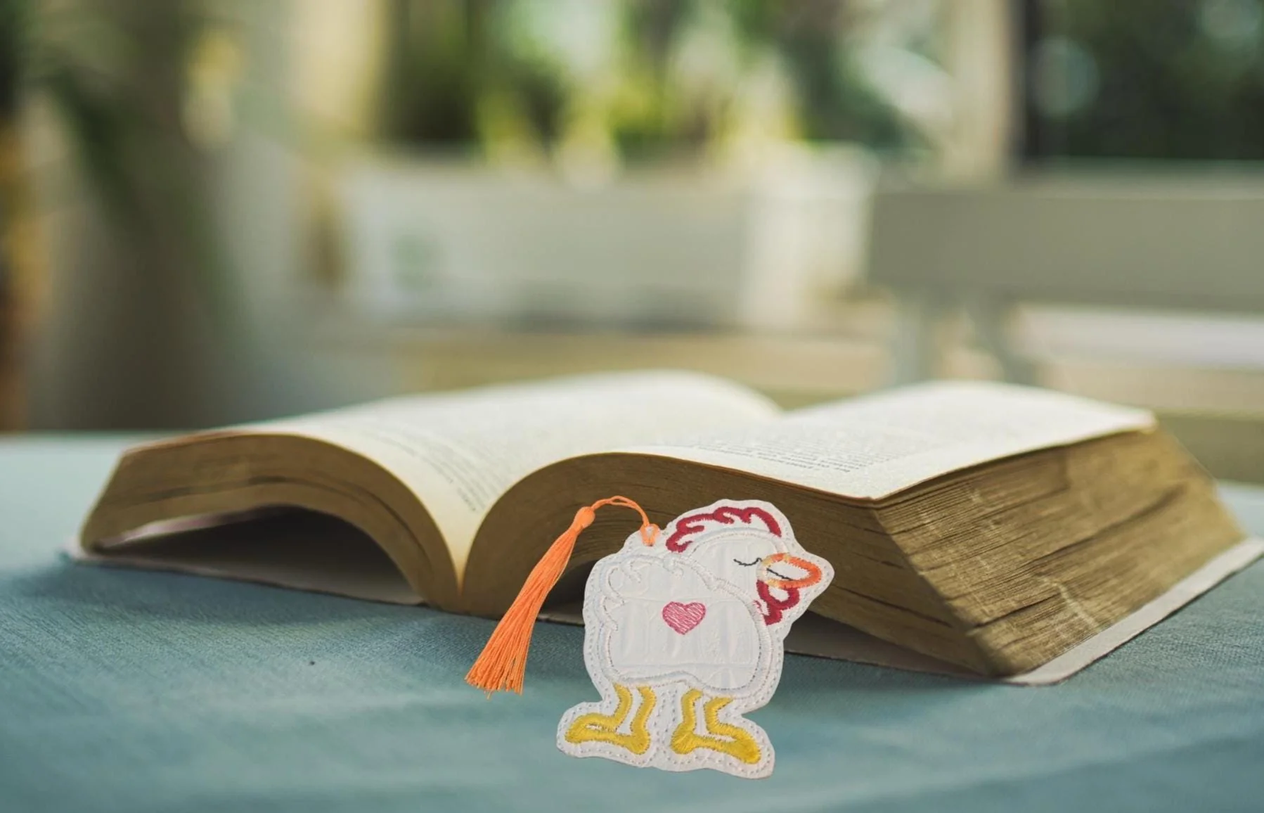 Bookmark: embroidered gift book lover books - Image 3