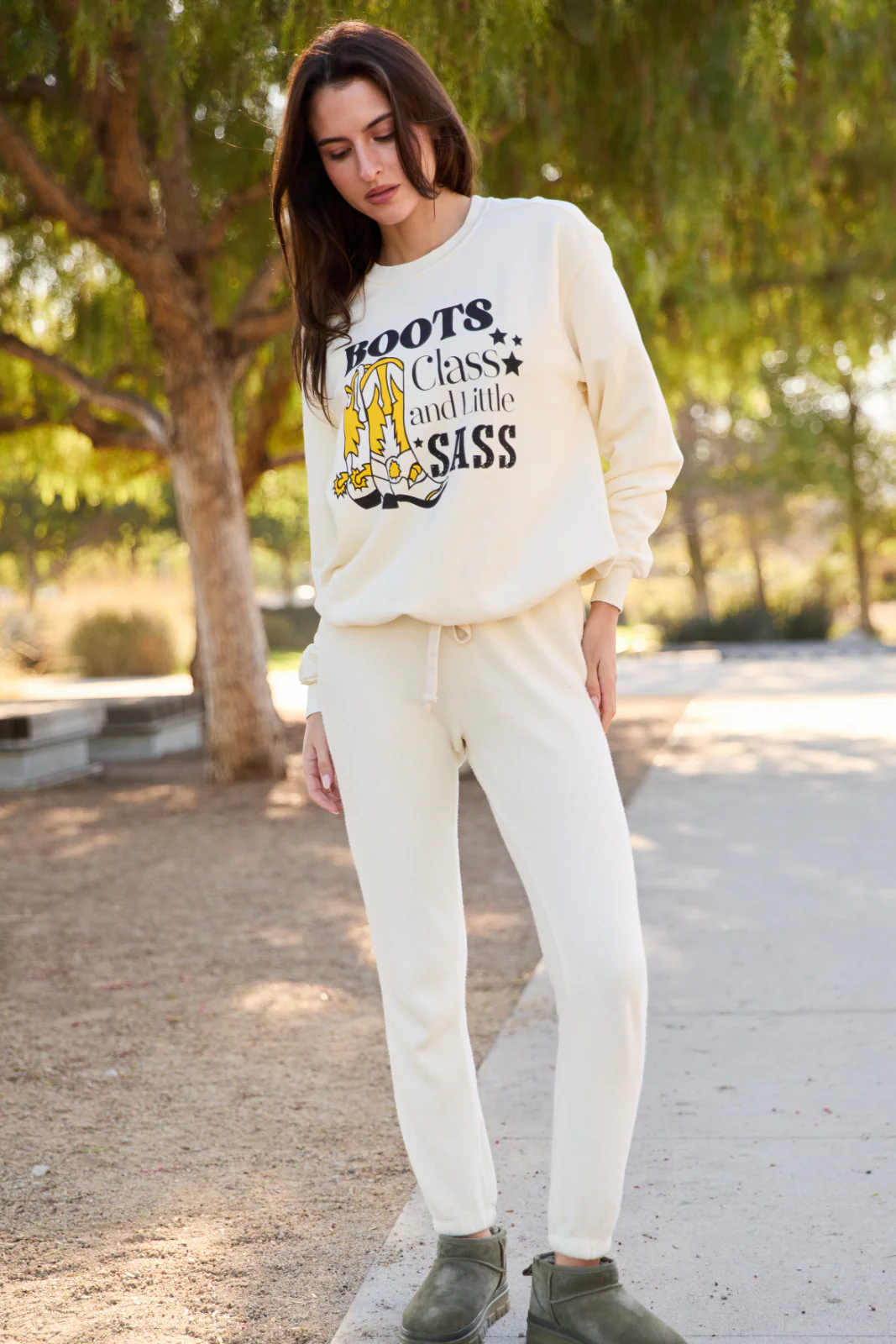 Boots Class and Little Sass Pullover - Image 2
