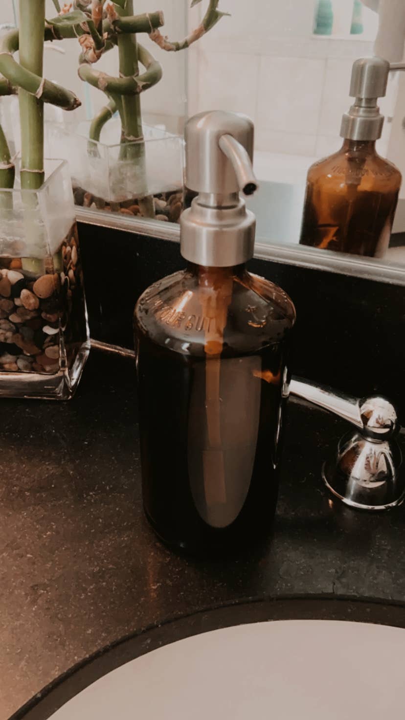 Bottle Pump Top Matte Black (Glass Jar not Included) - Image 2