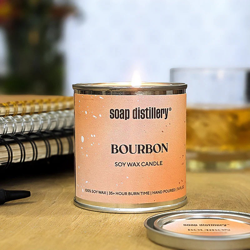 Bourbon Soy Wax Candle - Image 2