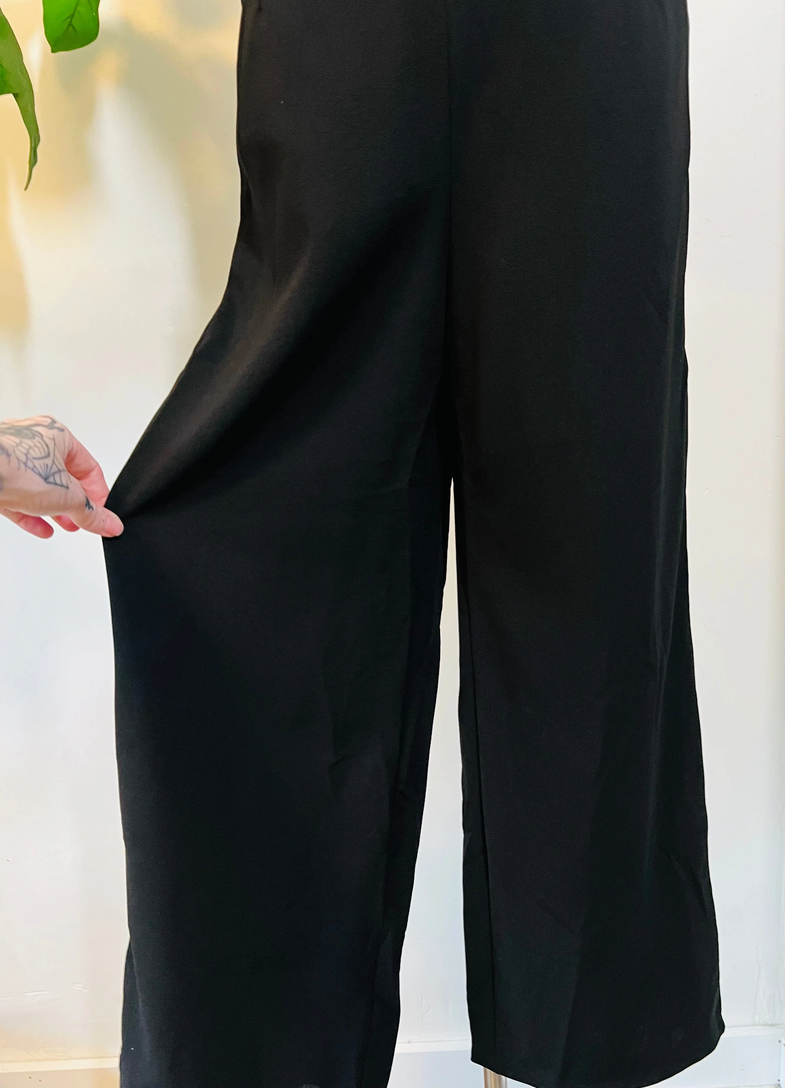 Branwen - Romantic Corporate Goth Jumpsuit - READY TO SHIP - Image 10
