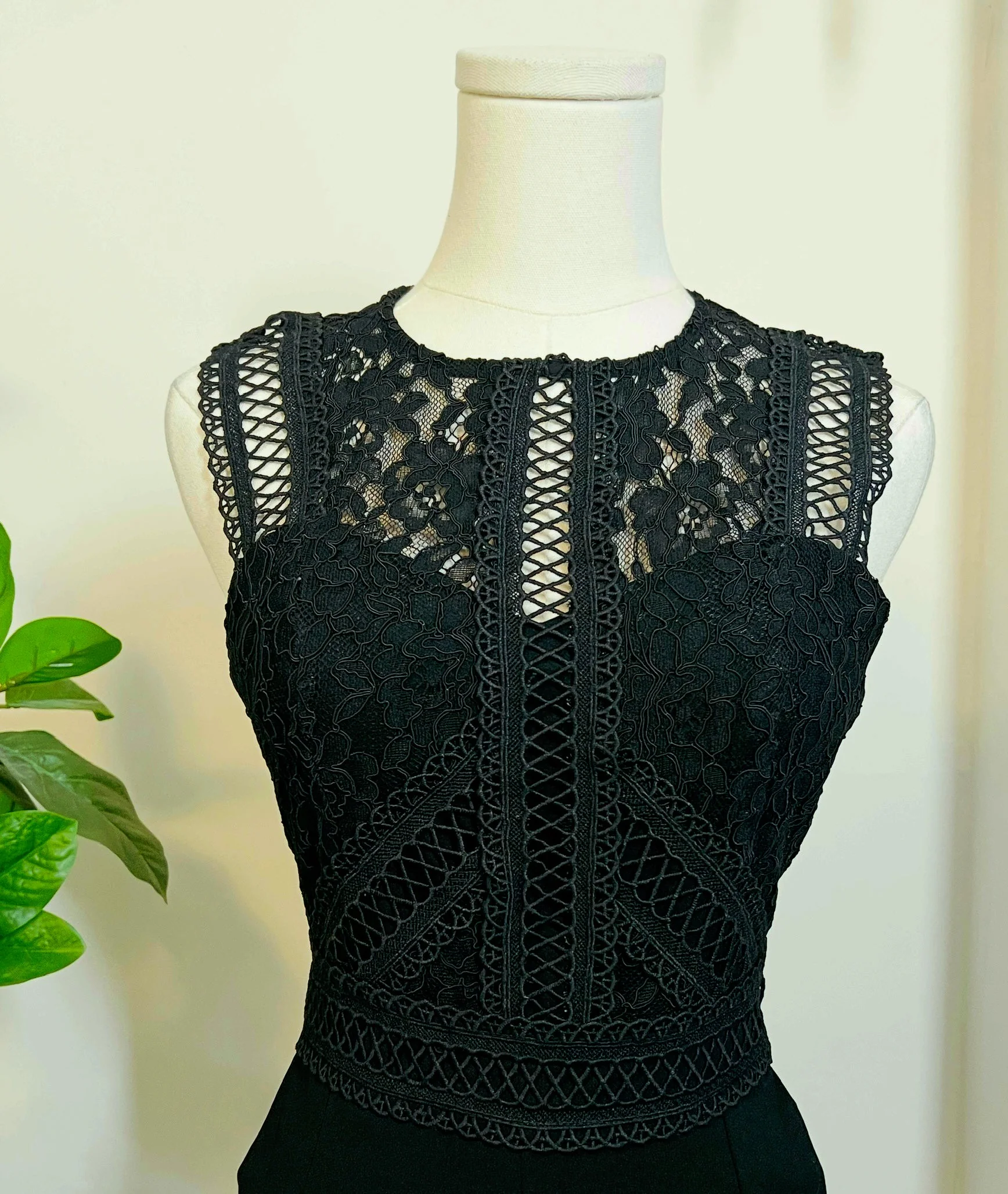 Branwen - Romantic Corporate Goth Jumpsuit - READY TO SHIP - Image 8