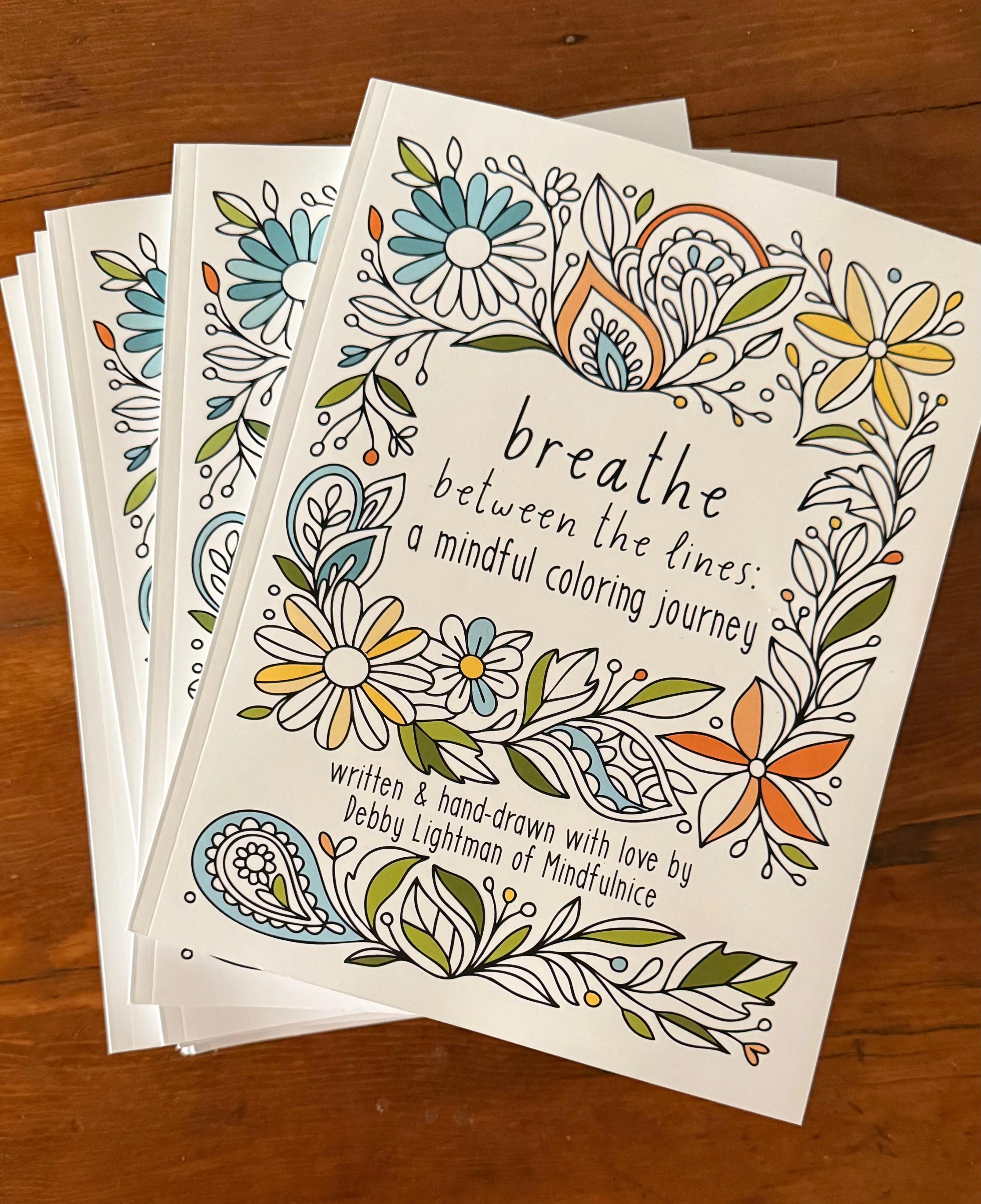 Breathe Between The Lines: a mindful coloring book - Image 2
