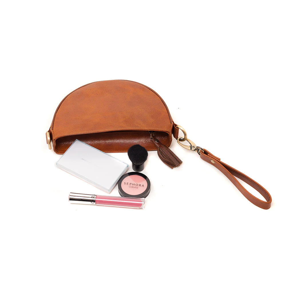 Brown Half Moon Bag - Image 3