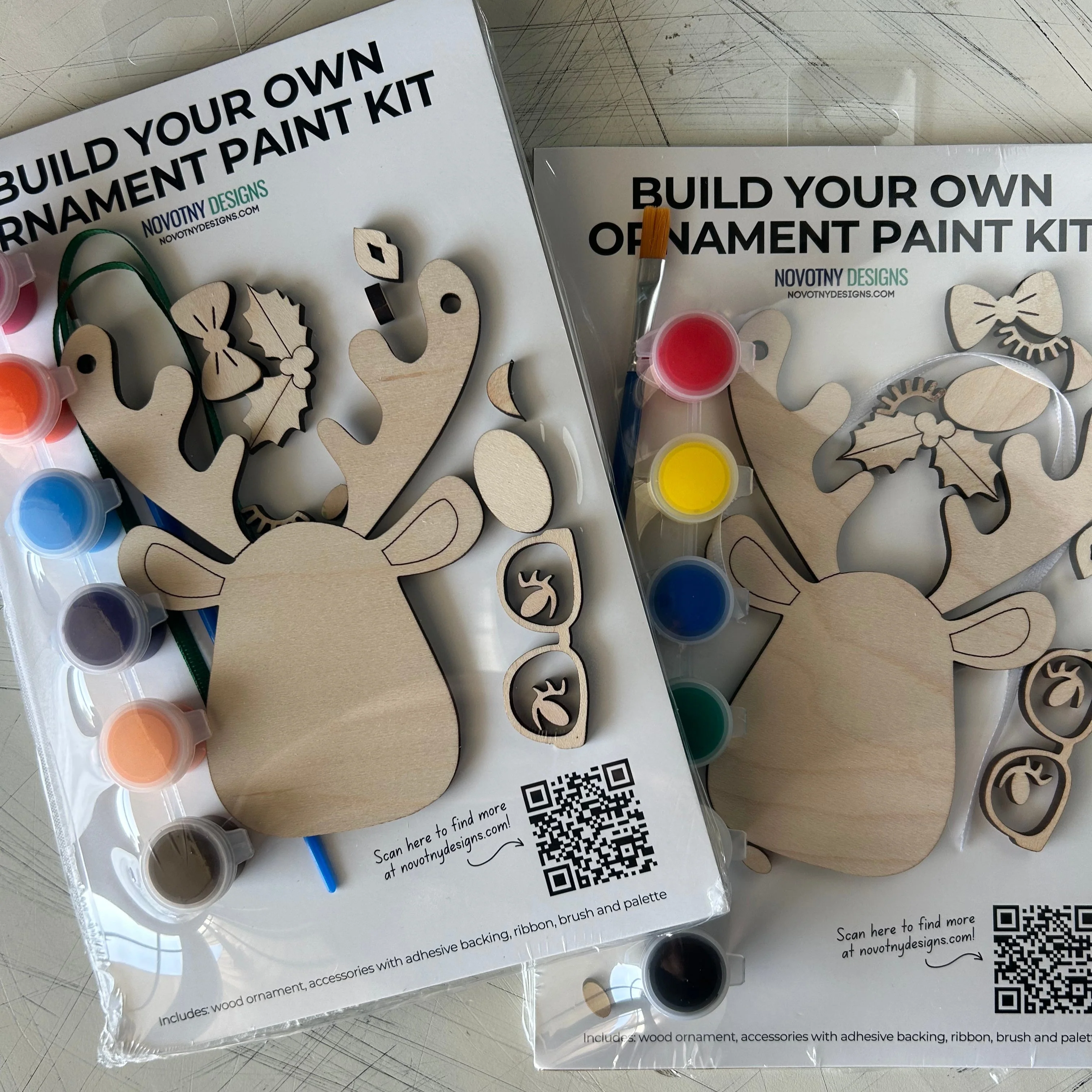 Build Your Own Reindeer Ornament Paint Kit - Image 6