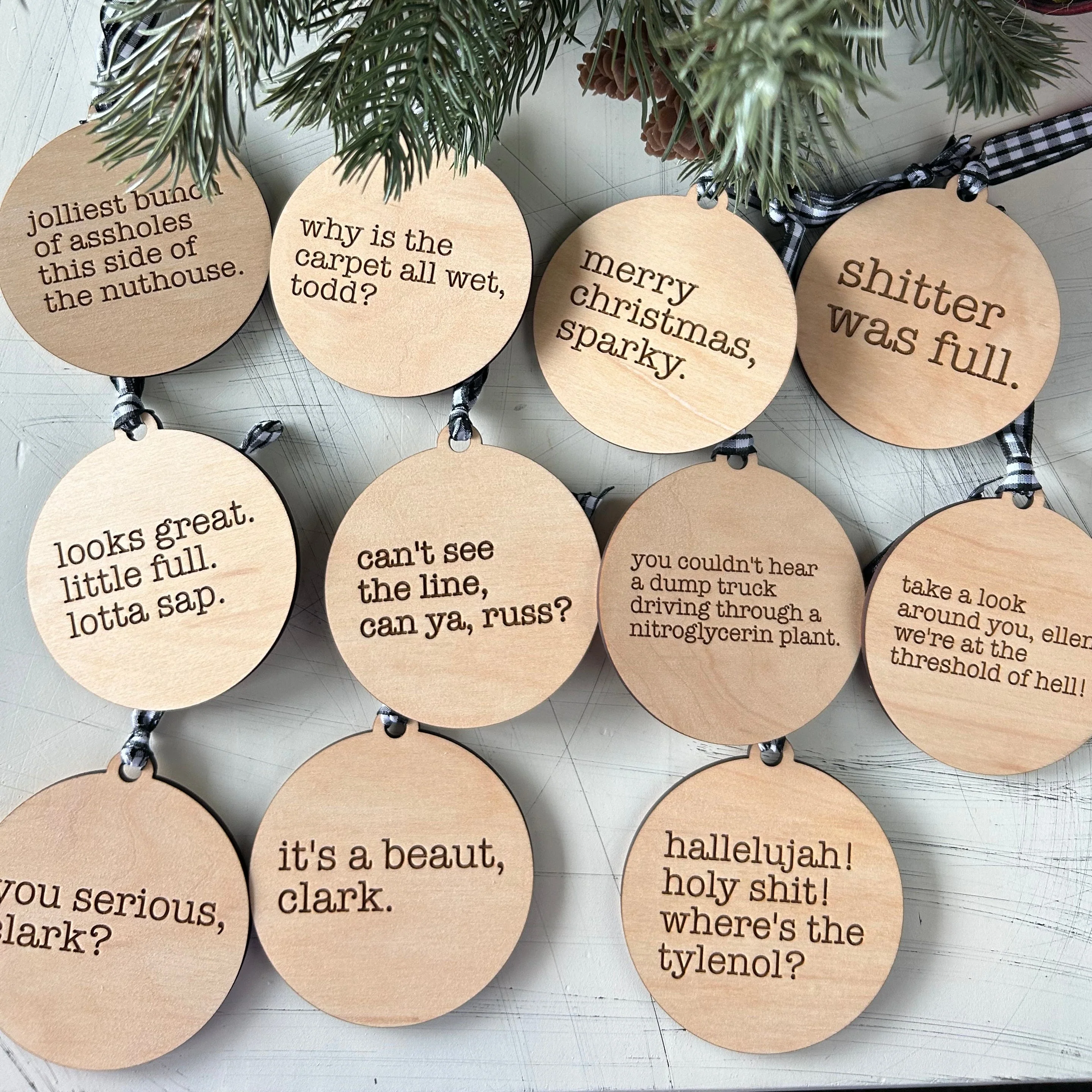 Bundle of 11 Christmas Vacation Ornaments - Image 2