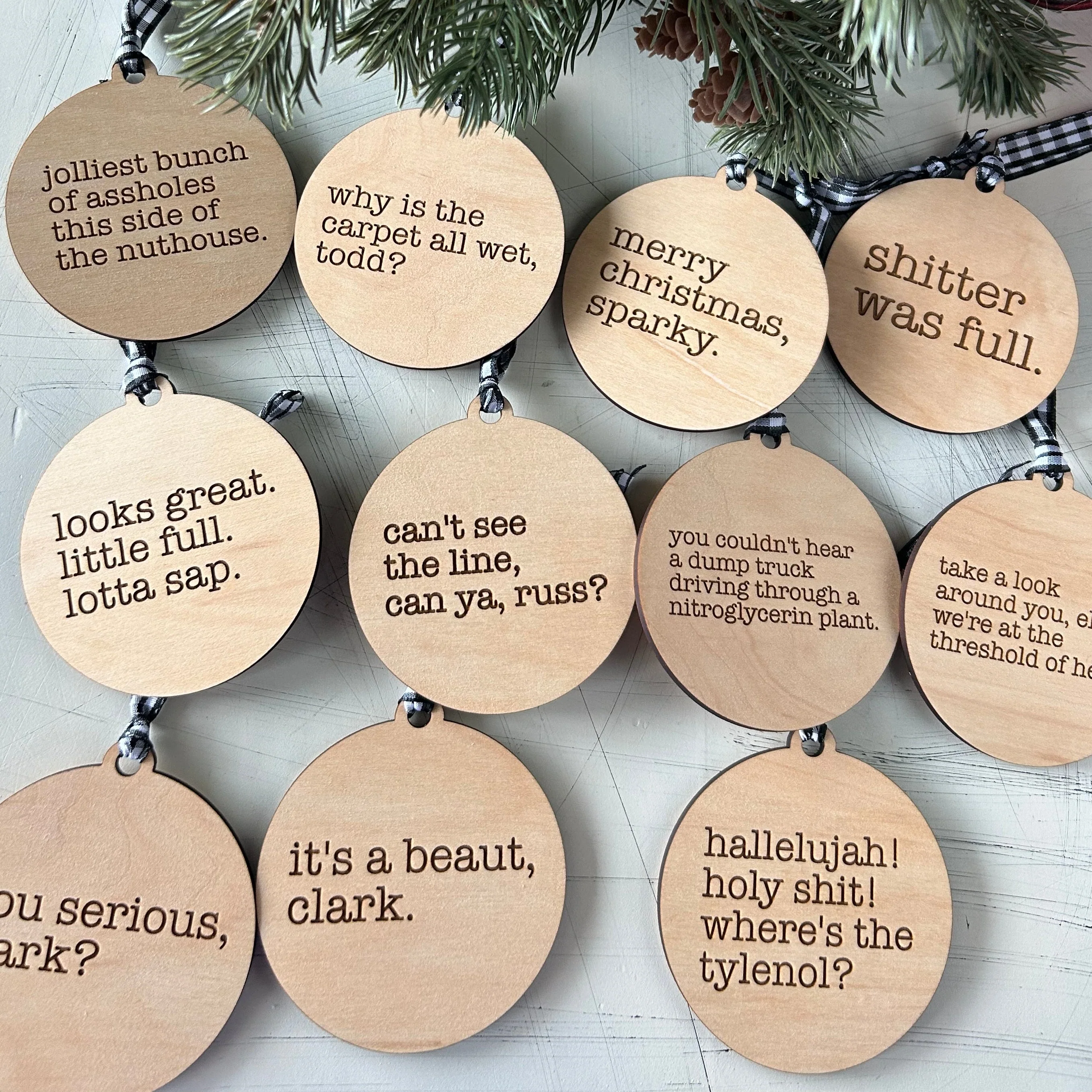 Bundle of 11 Christmas Vacation Ornaments - Image 3