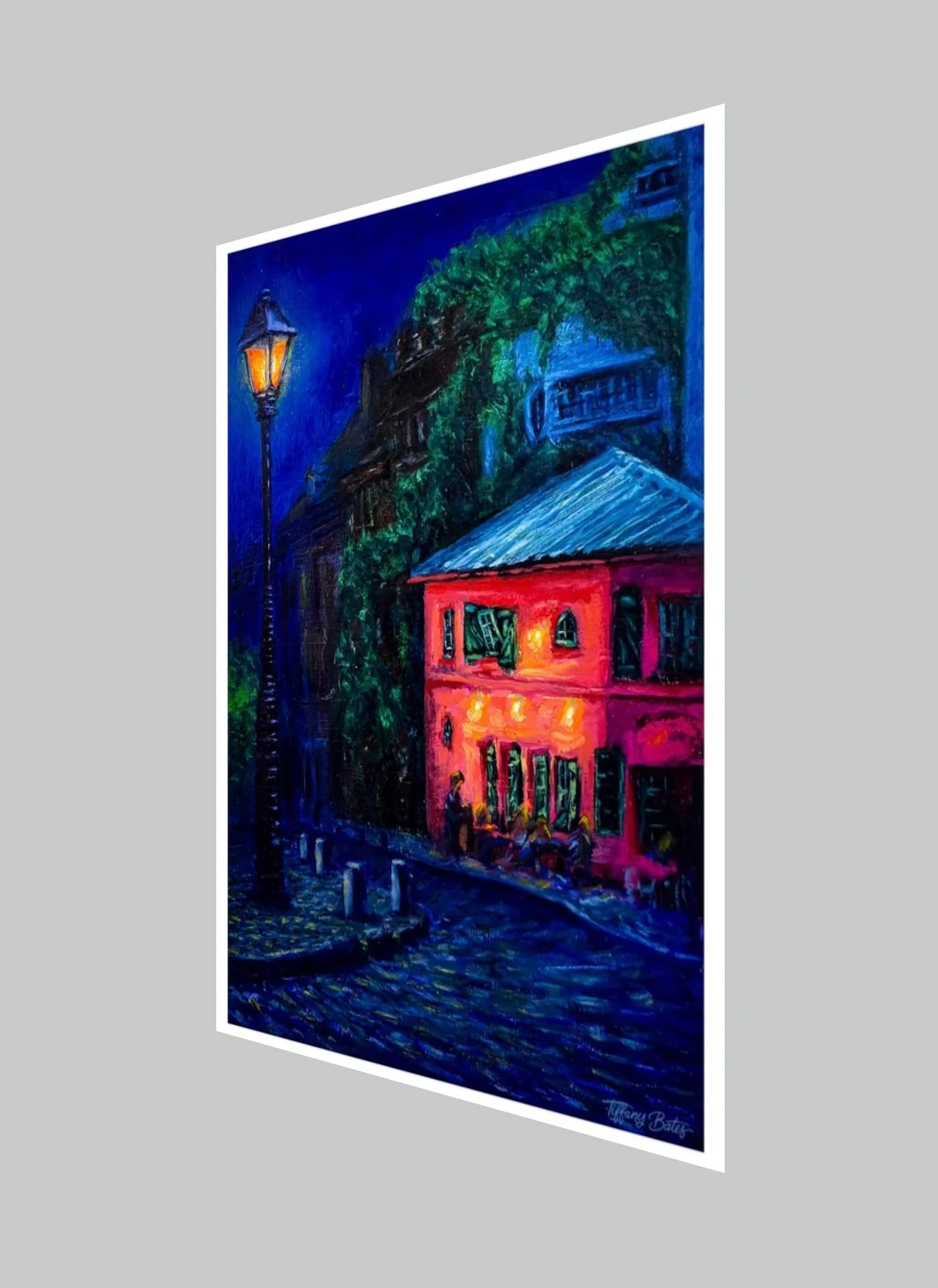 Cafe After Dark - Fine Art Print - Multiple Sizes - Image 2