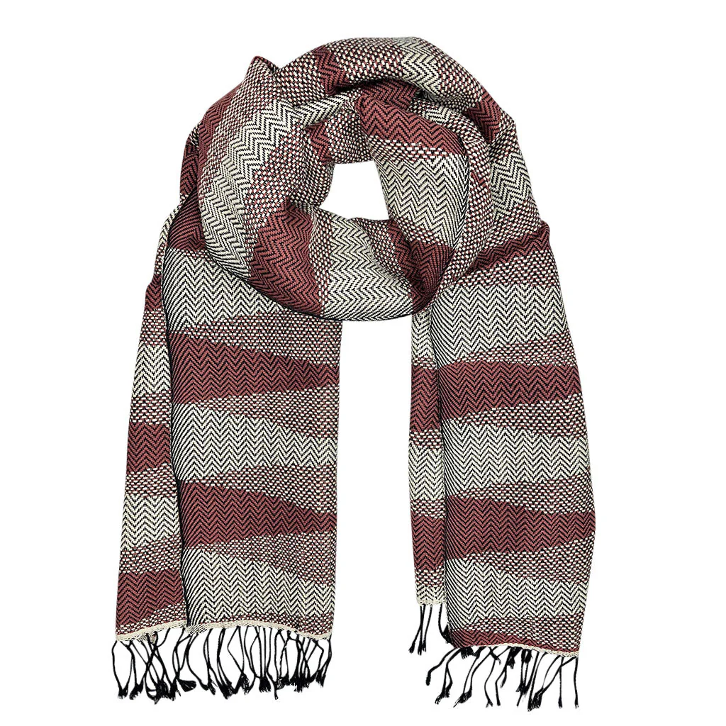 Cambodia Chevron Tapestry Scarf - Image 2
