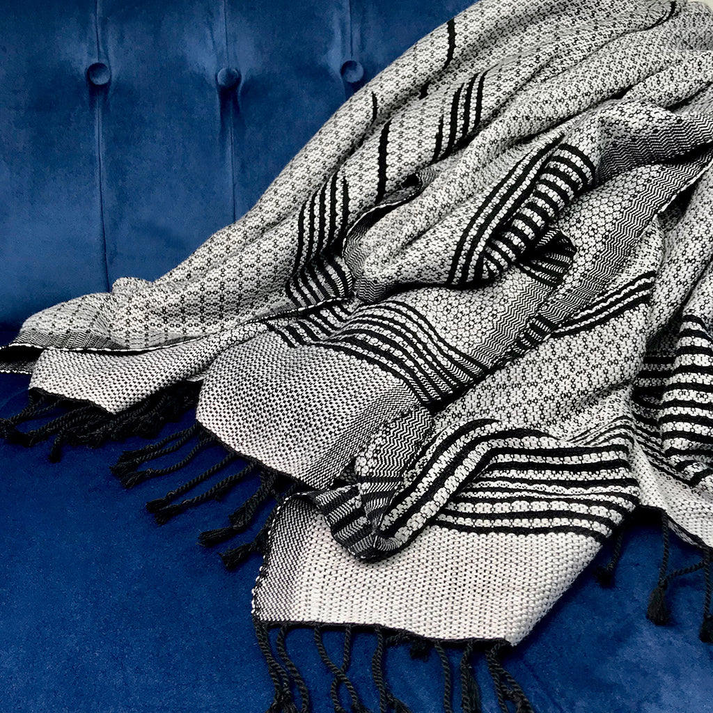 Cambodian Handloom Tapestry Throw - Image 4
