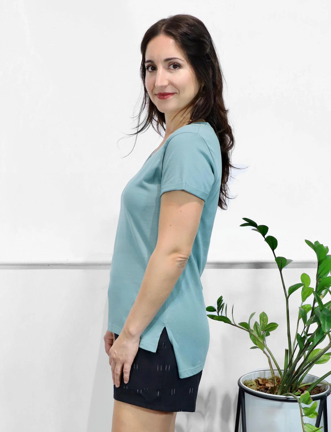 Cameo Blue Organic Cotton T-Shirt - Image 2