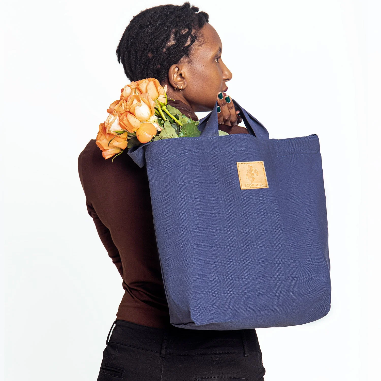 Canvas Carry-All Crossbody Bag for Men & Women | Amani - Image 14