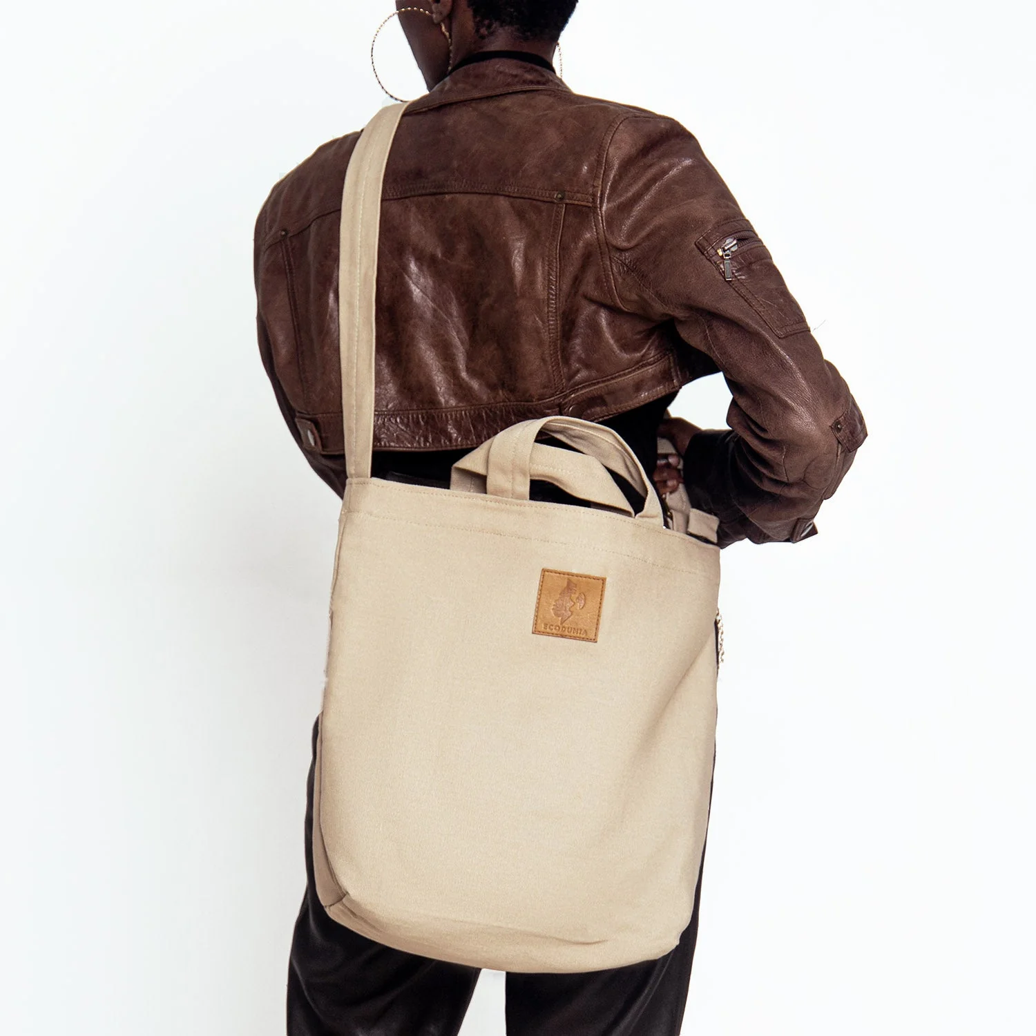 Canvas Carry-All Crossbody Bag for Men & Women | Amani - Image 16
