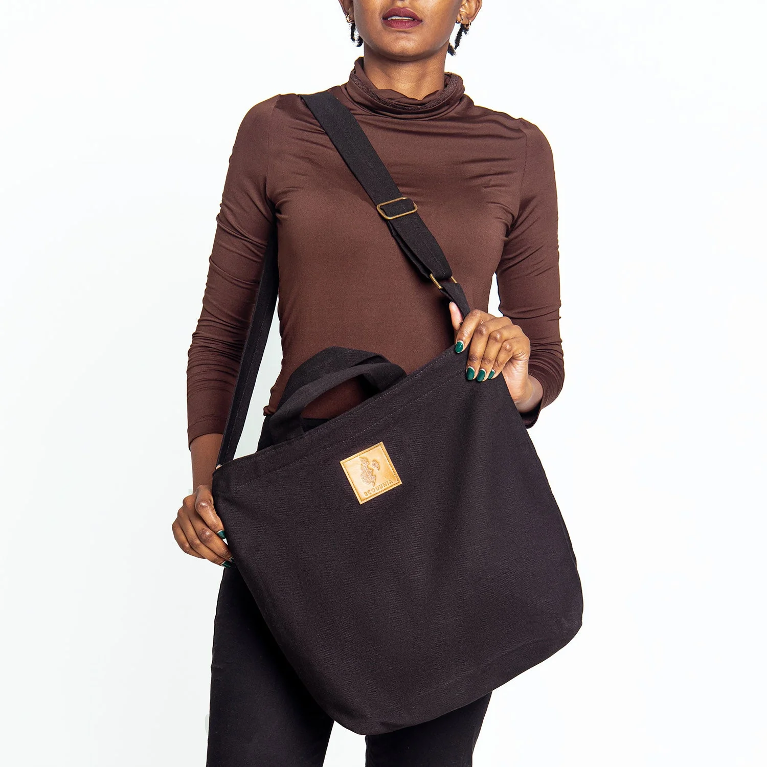 Canvas Carry-All Crossbody Bag for Men & Women | Amani - Image 28