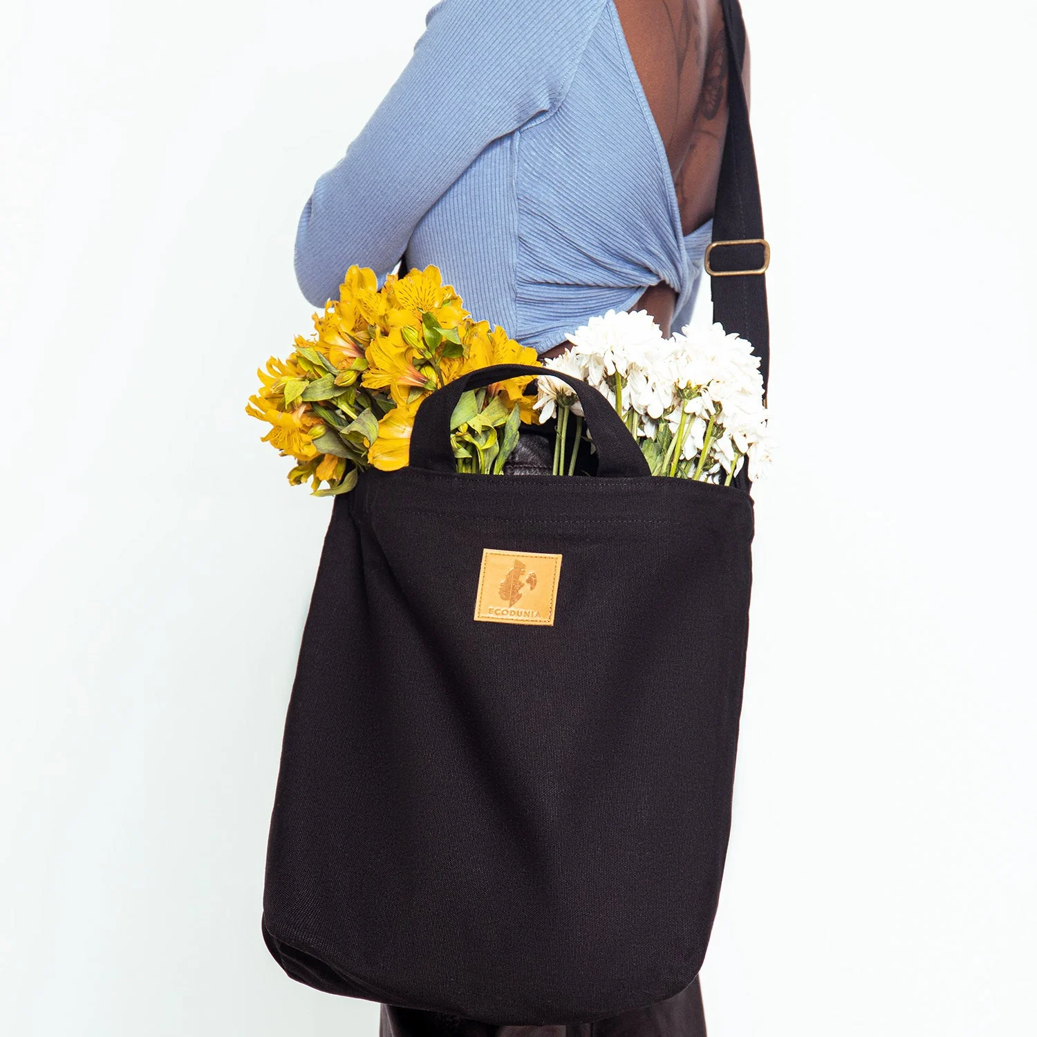 Canvas Carry-All Crossbody Bag for Men & Women | Amani - Image 30