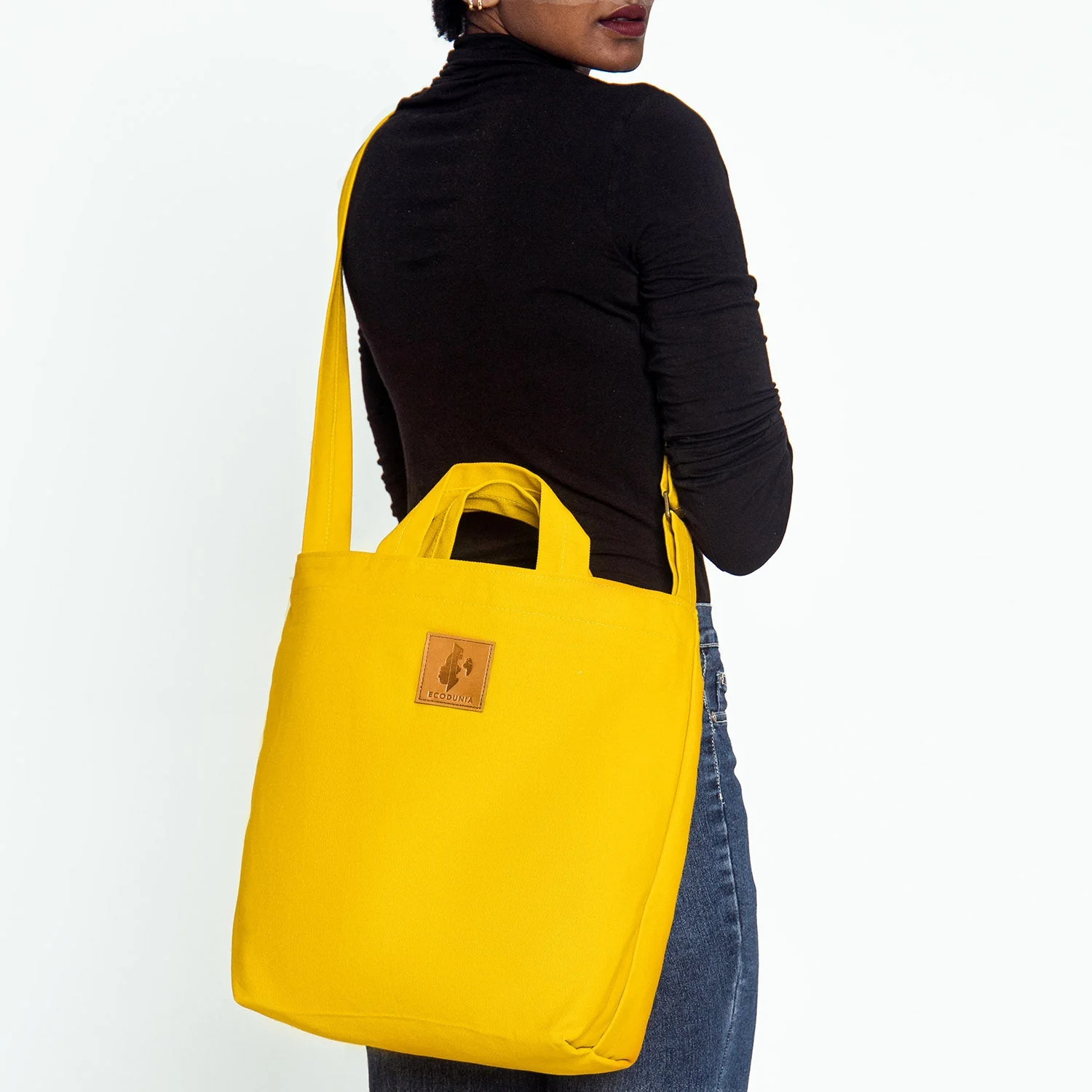 Canvas Carry-All Crossbody Bag for Men & Women | Amani - Image 4