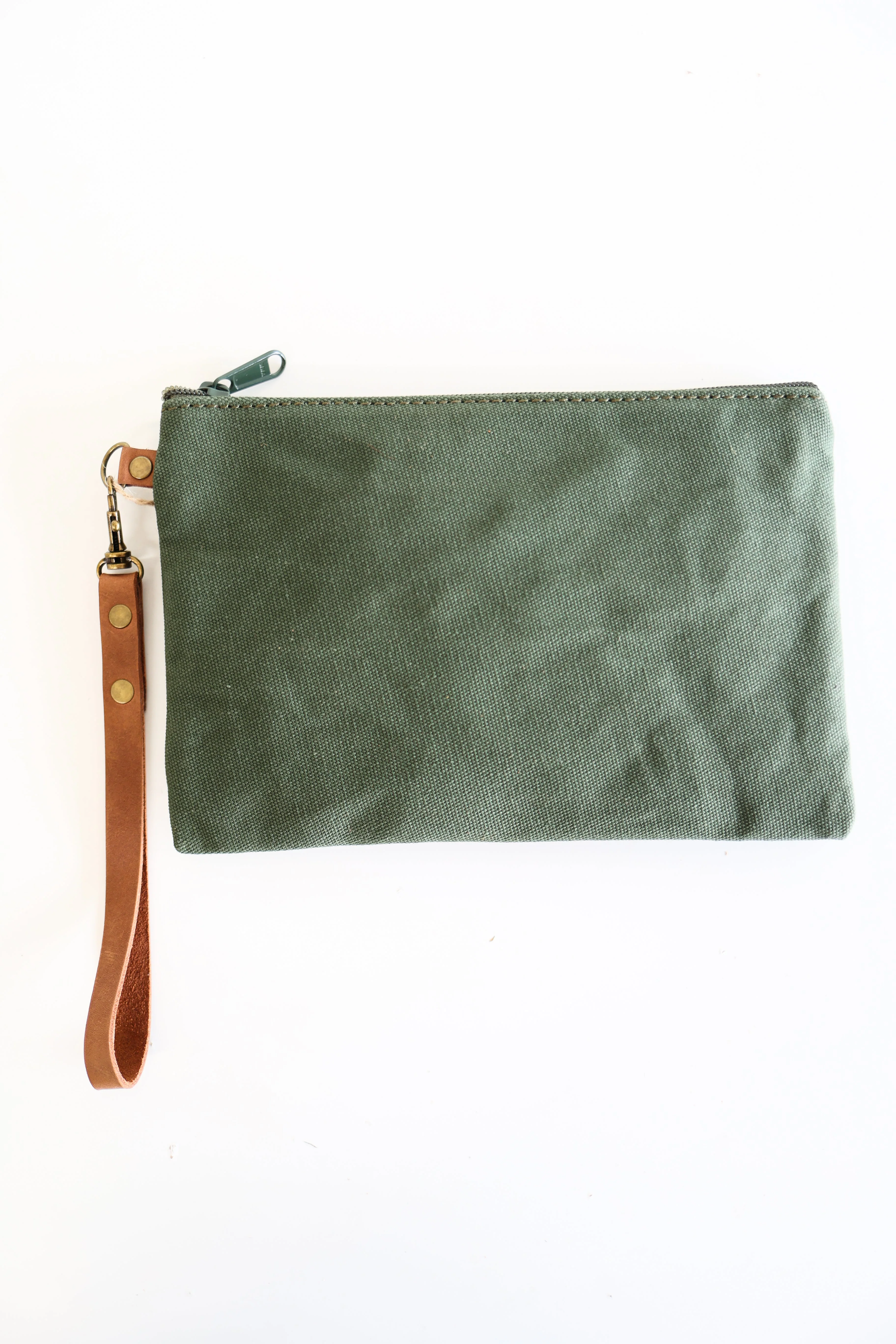 Canvas Clutch/Zippered Pouch - Image 2