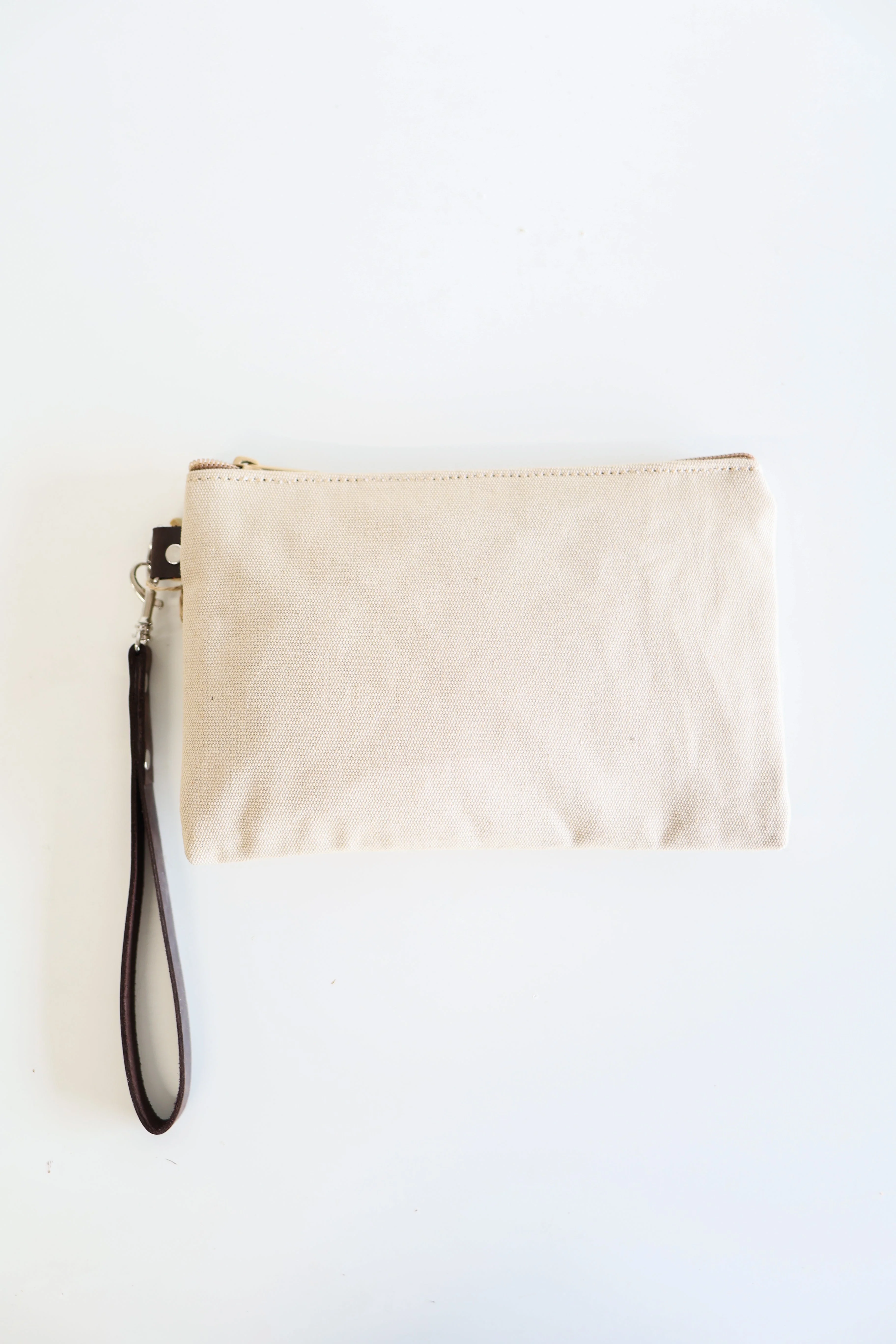 Canvas Clutch/Zippered Pouch - Image 4