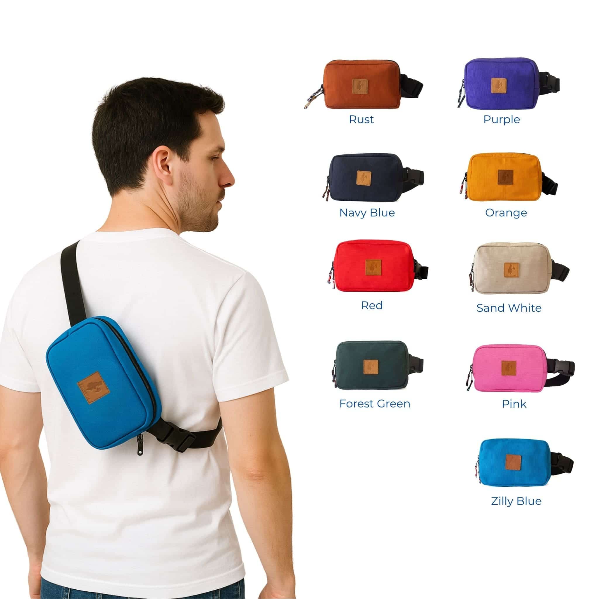 Canvas Crossbody Belt Bag Pouch, The Everywhere Belt Bag 1L - Image 11