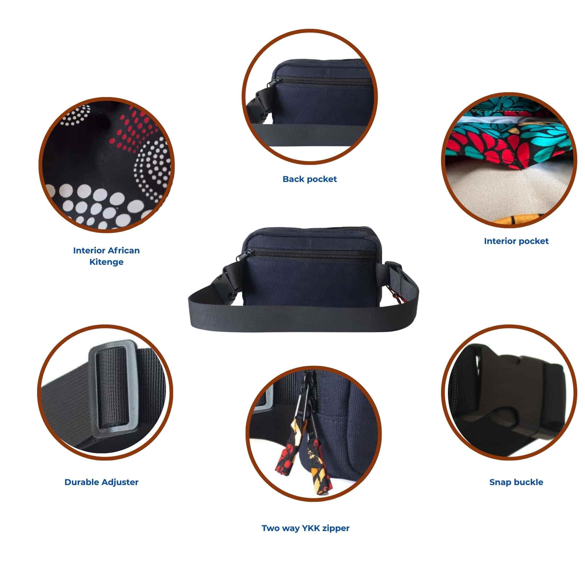 Canvas Crossbody Belt Bag Pouch, The Everywhere Belt Bag 1L - Image 12