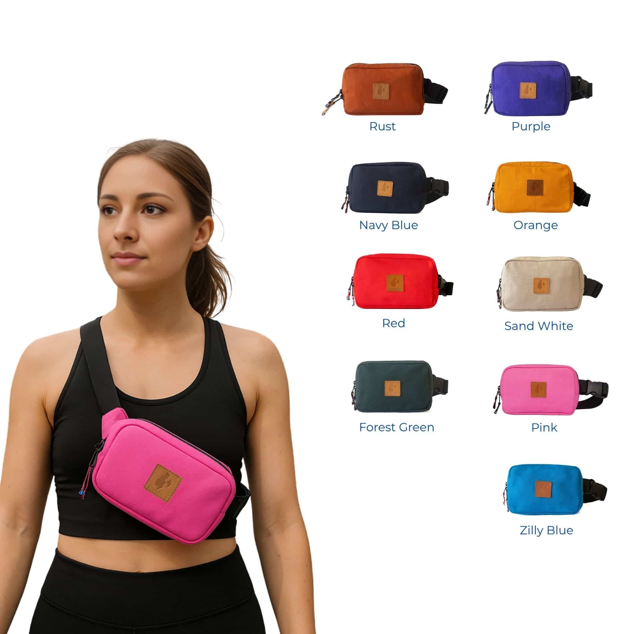 Canvas Crossbody Belt Bag Pouch, The Everywhere Belt Bag 1L - Image 15