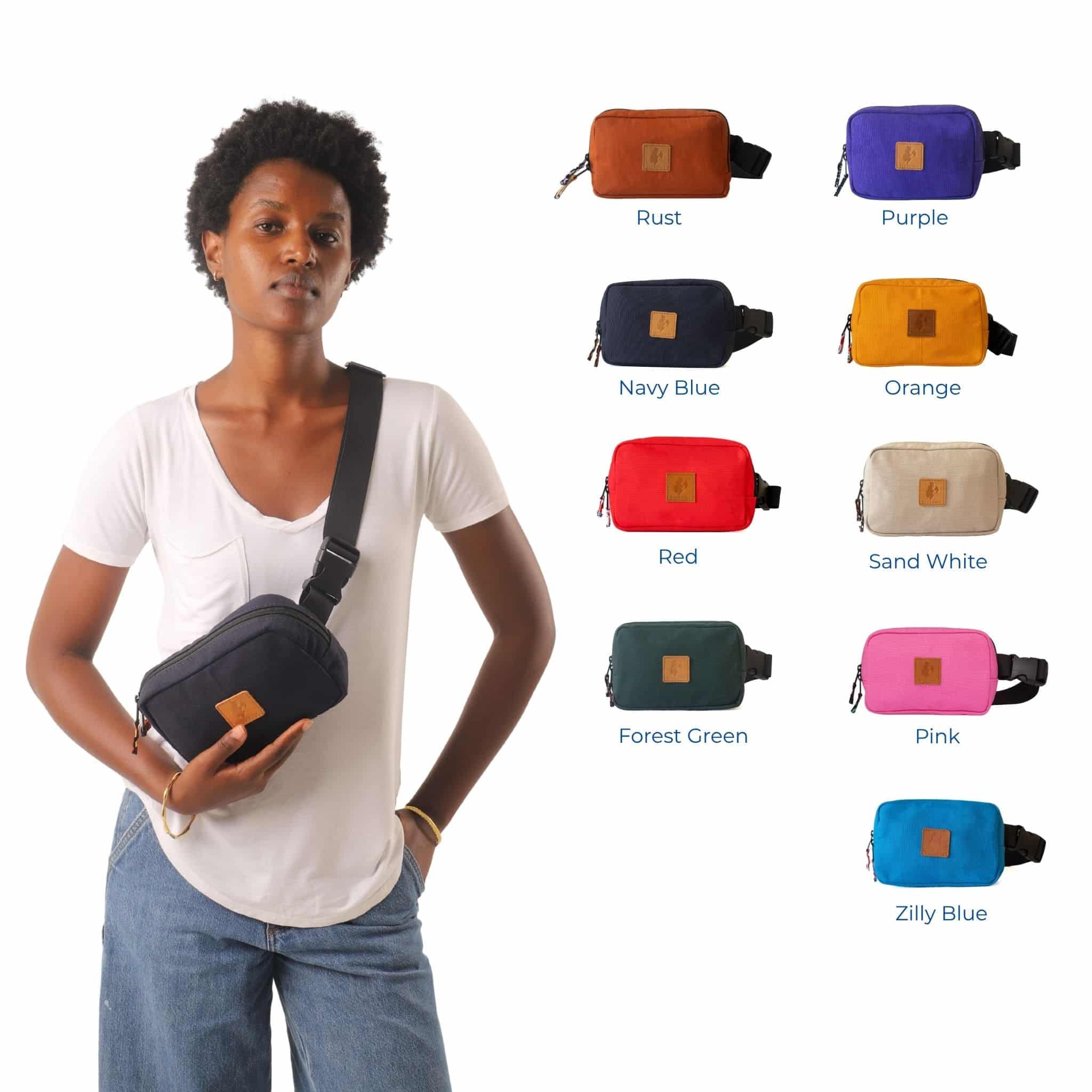 Canvas Crossbody Belt Bag Pouch, The Everywhere Belt Bag 1L - Image 2